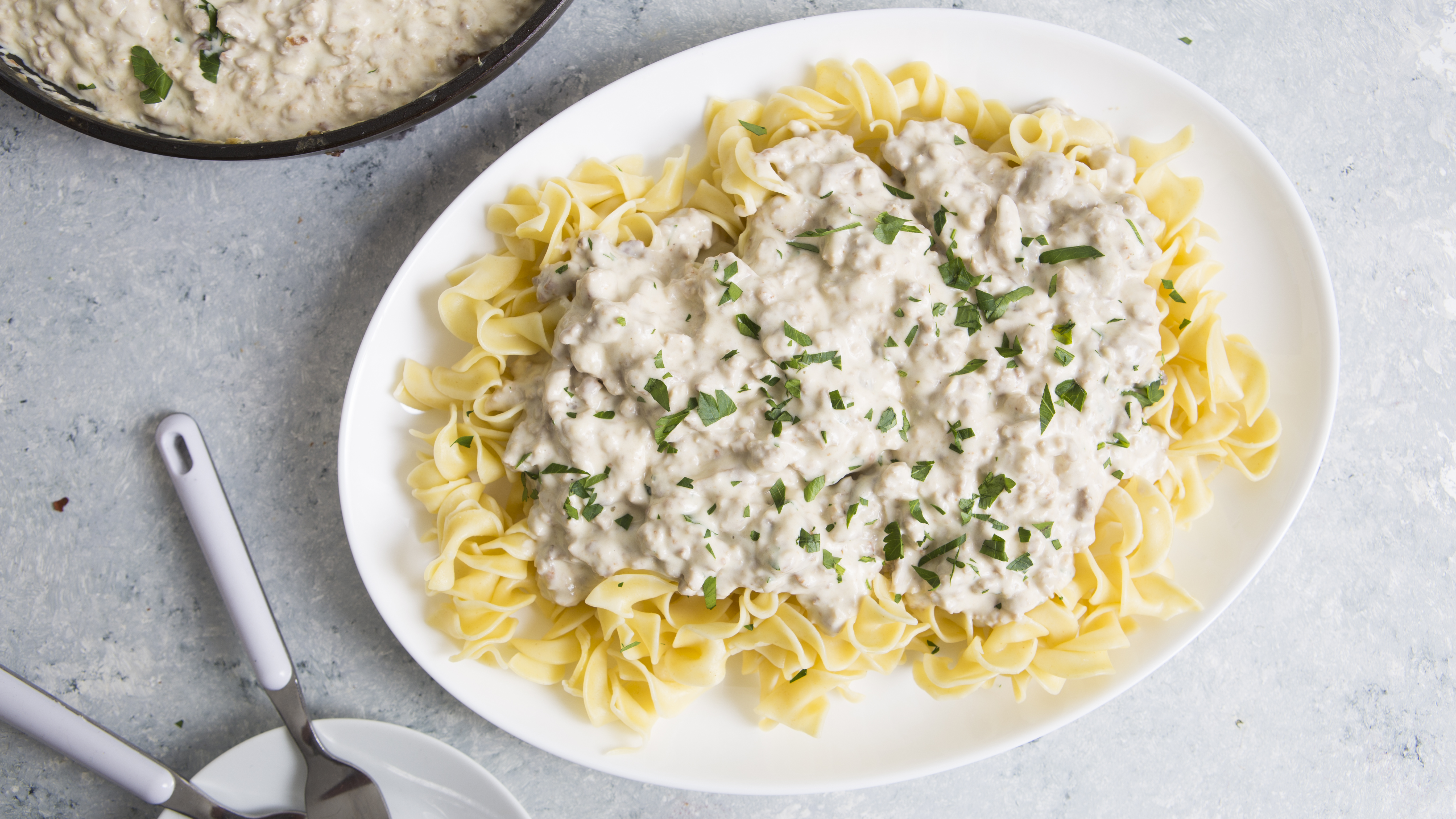 Ground Beef Stroganoff
