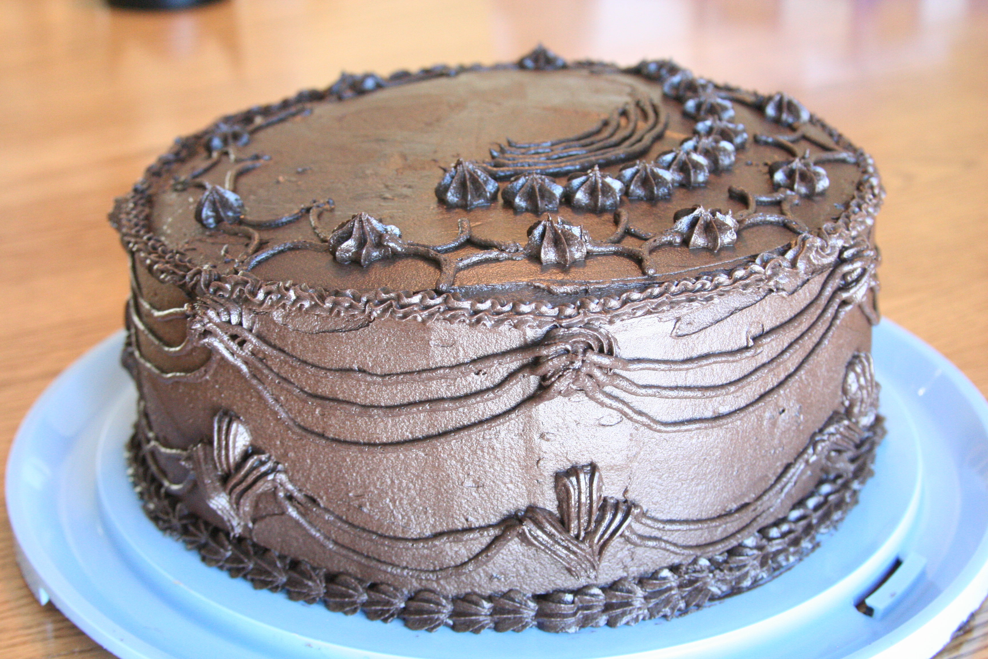 DEEP DARK CHOCOLATE CAKE