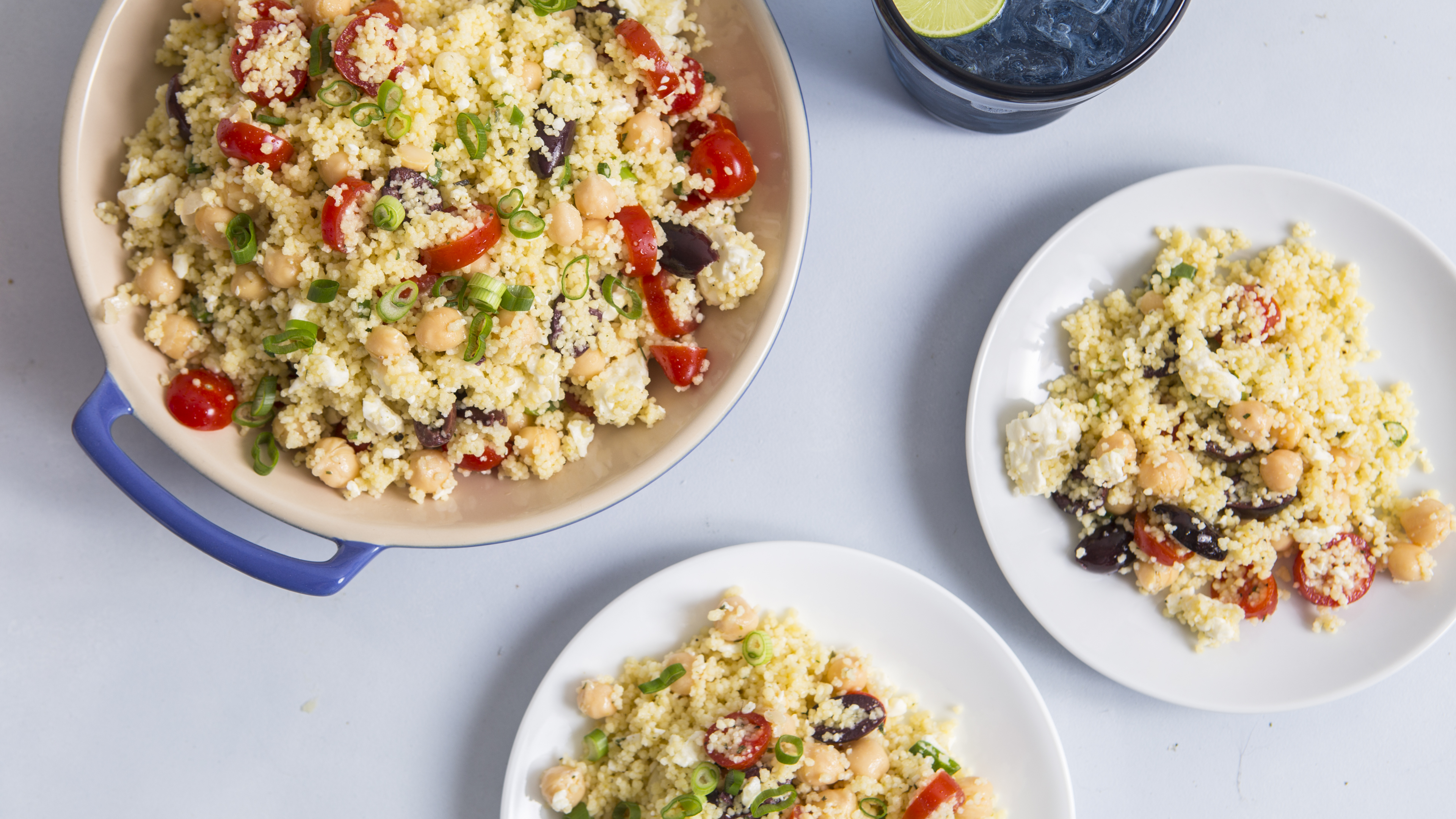 MEDITERRANEAN LEMON COUSCOUS SALAD