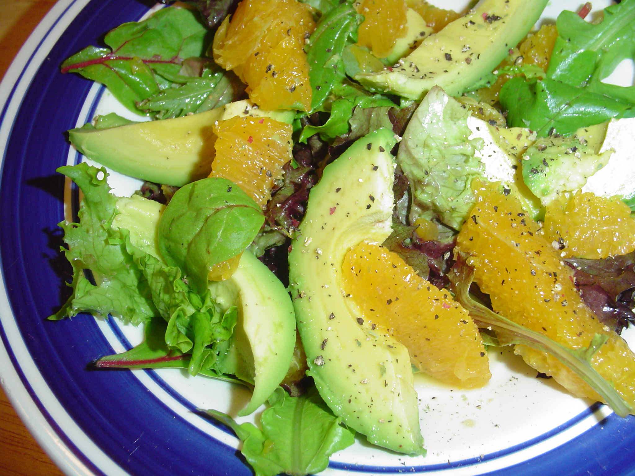 orange and avocado salad with cilantro lime dressing Mexican Avocado Salad with Orange and Lime
