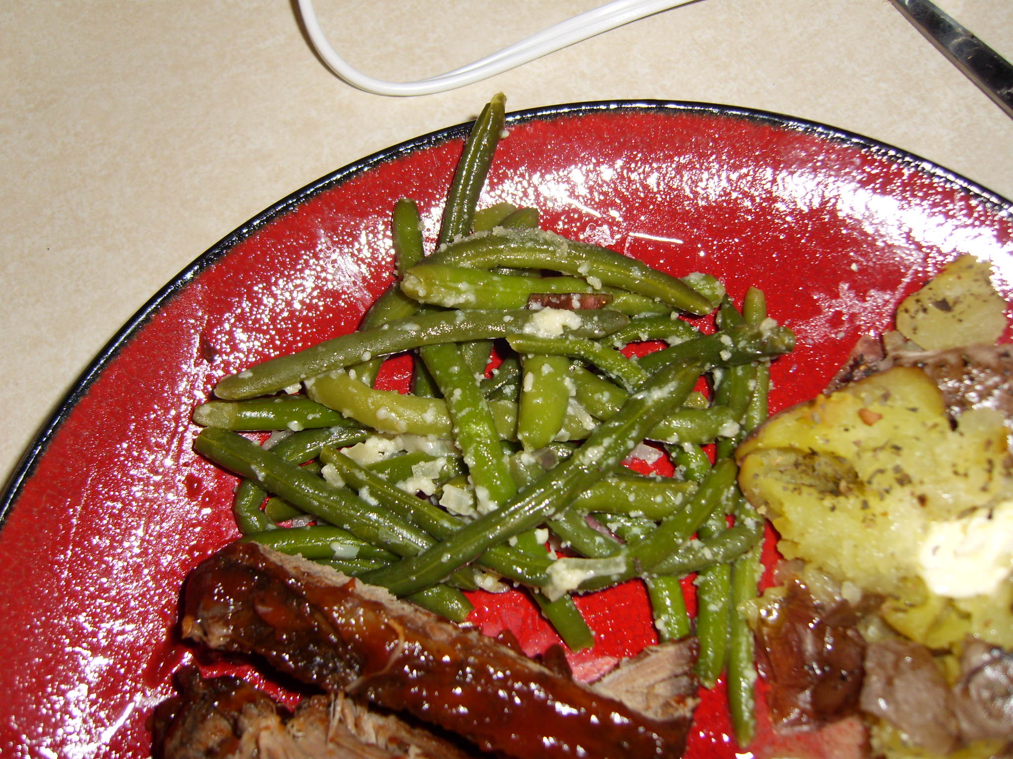 GREEN BEANS PARMESAN