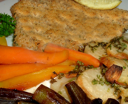 CRUNCHY BAKED TILAPIA