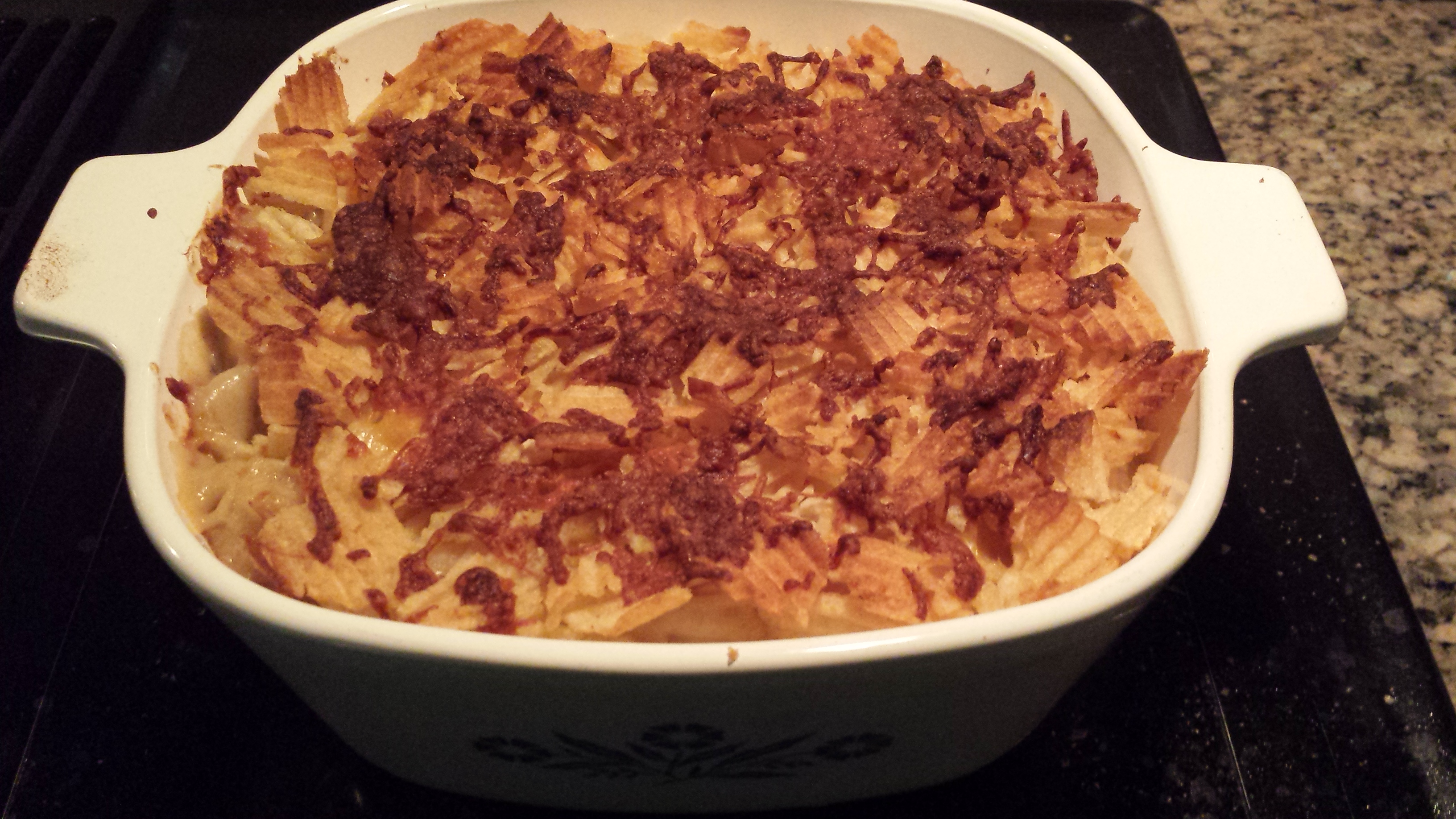 🤣 Healty OLD FASHIONED TUNA-POTATO CHIP CASSEROLE