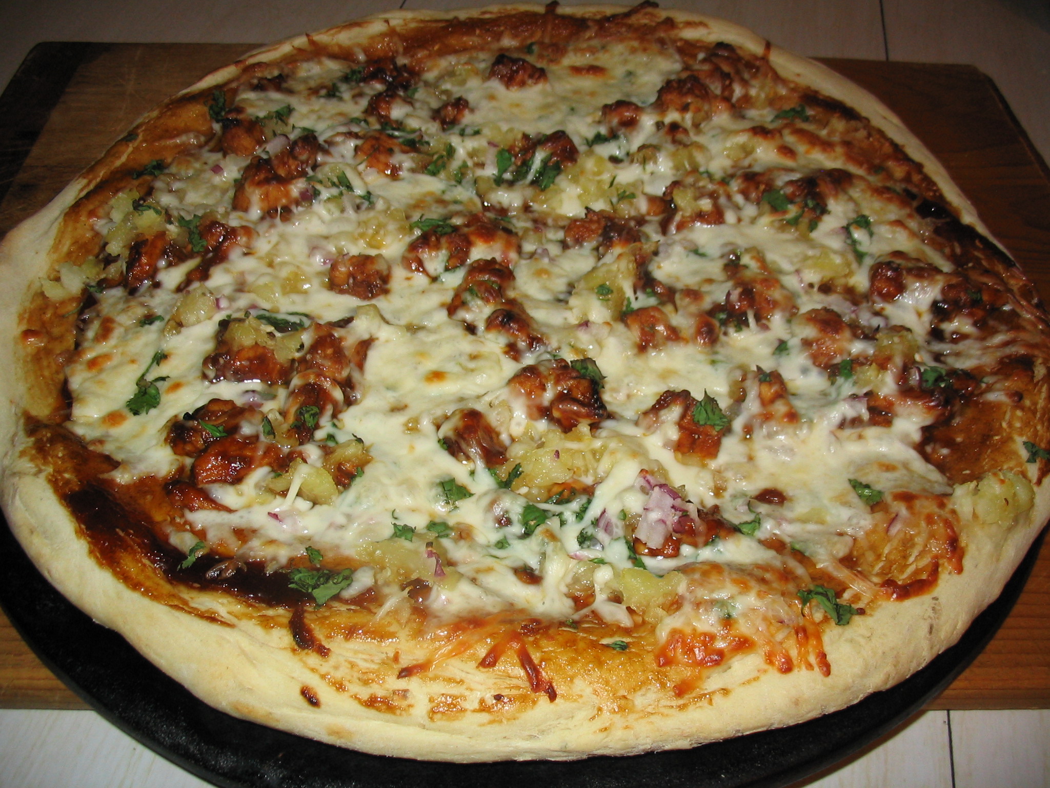 ♥ The Best CALIFORNIA BBQ CHICKEN PIZZA