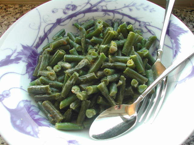 BROWN SUGAR MUSTARD GREEN BEANS