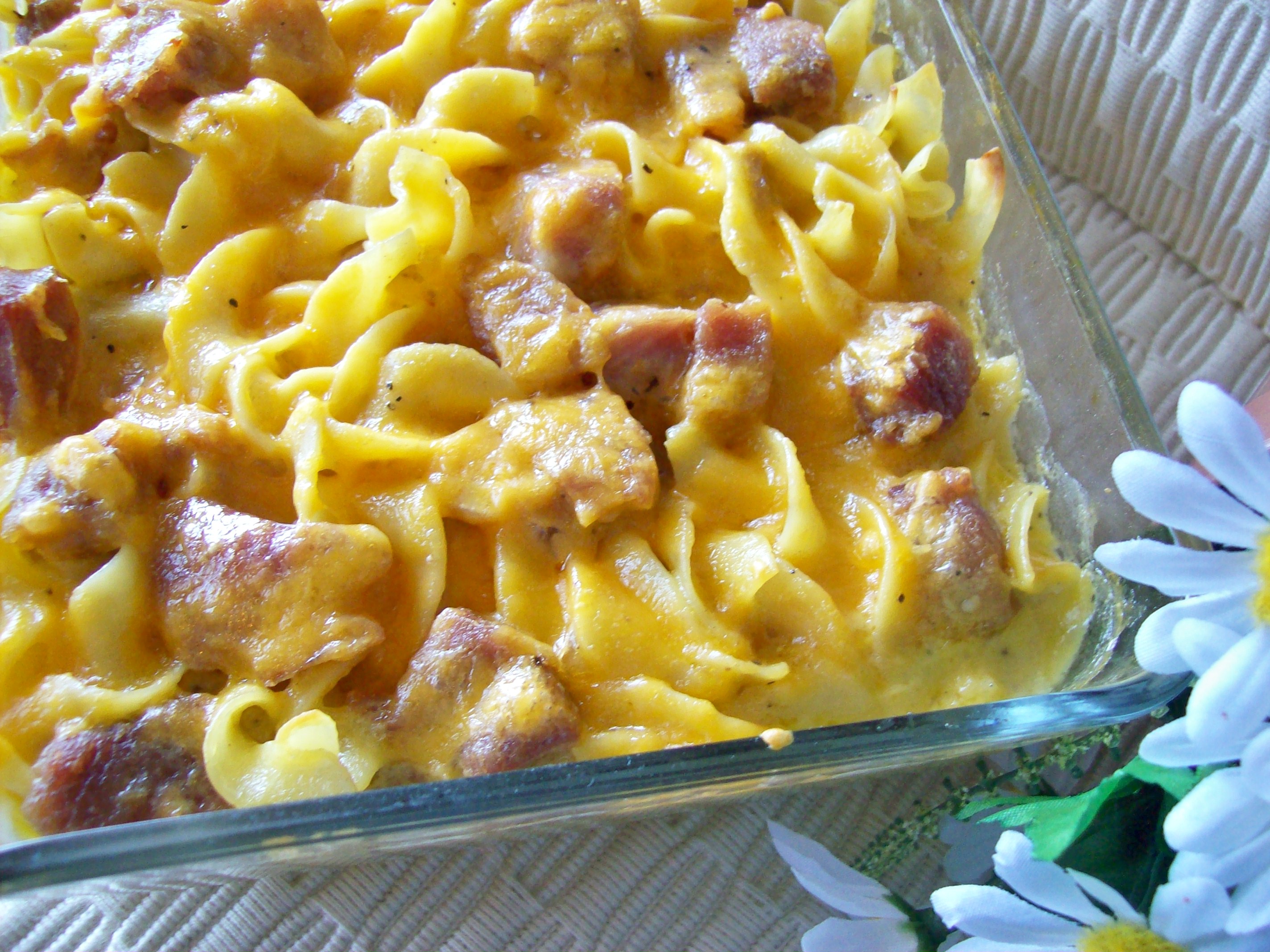 HAM AND NOODLE CASSEROLE