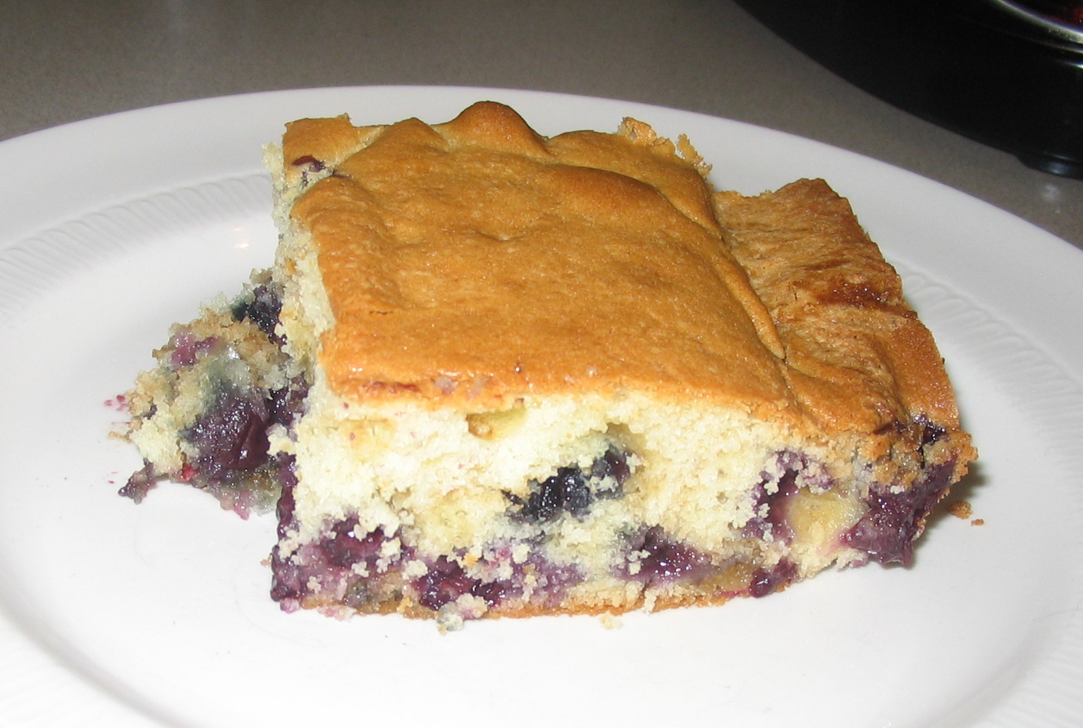Blueberry Coffeecake with Almond Streusel Recipe | MyRecipes