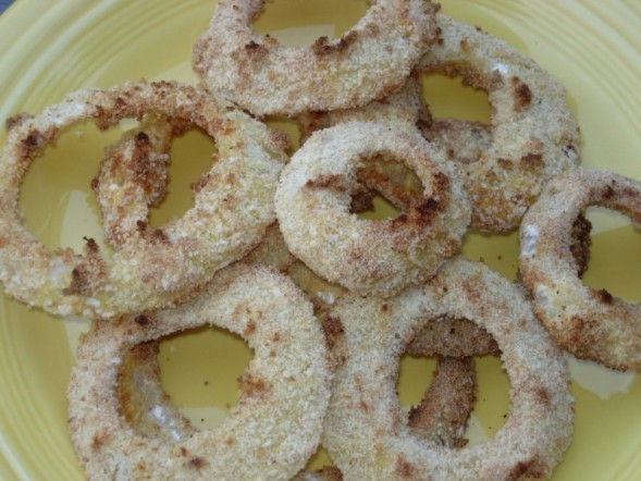 LOW-FAT OVEN FRIED ONION RINGS LOW-FAT OVEN FRIED ONION RINGS