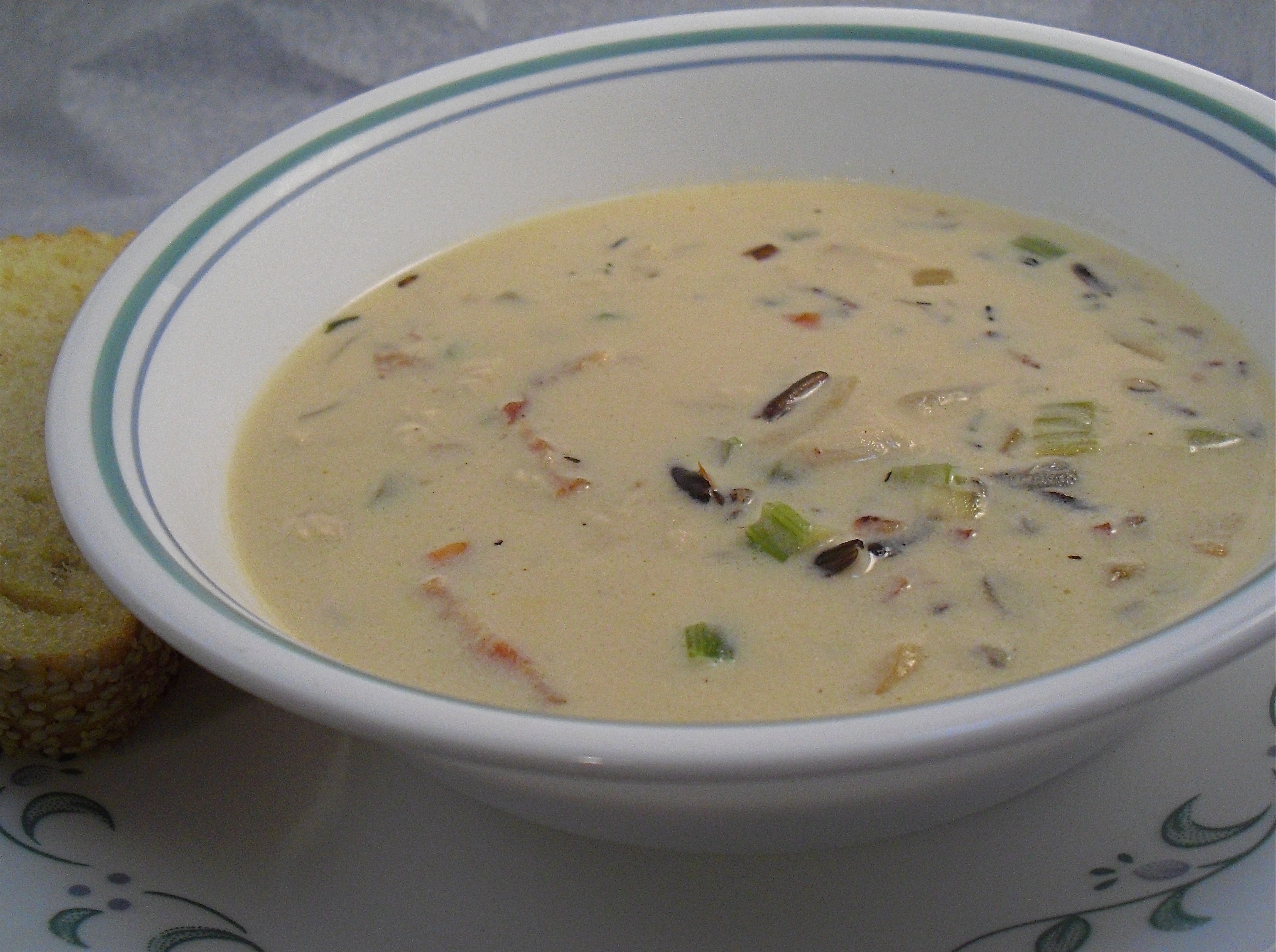 NORTH WOODS CHICKEN AND WILD RICE SOUP - OAMC