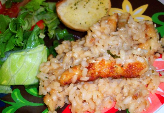 CHICKEN SCAMPI RISOTTO