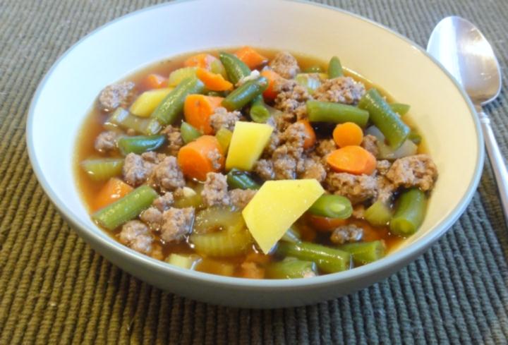 LEAN HAMBURGER SOUP