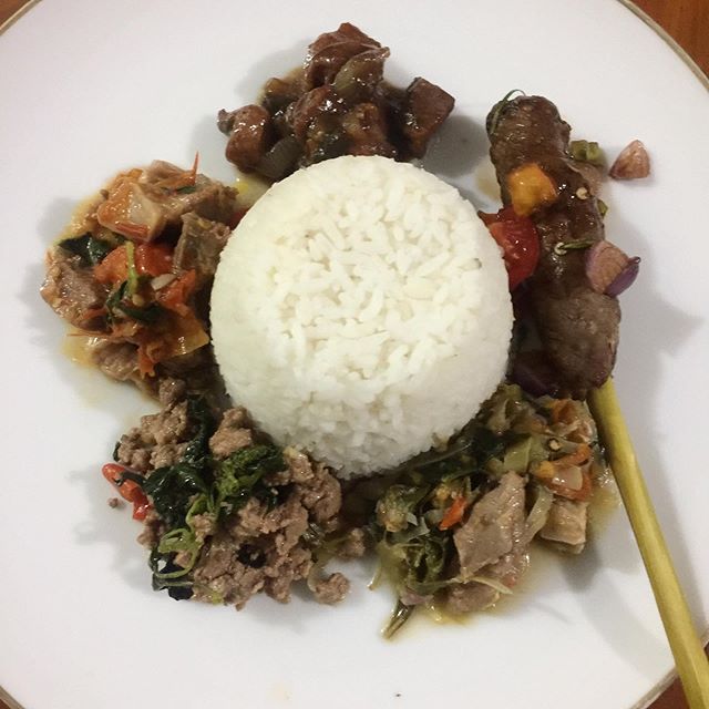 MINCED PORK WITH THAI BASIL BANGKOK STYLE [PAT KRAPAO MOO SAP]