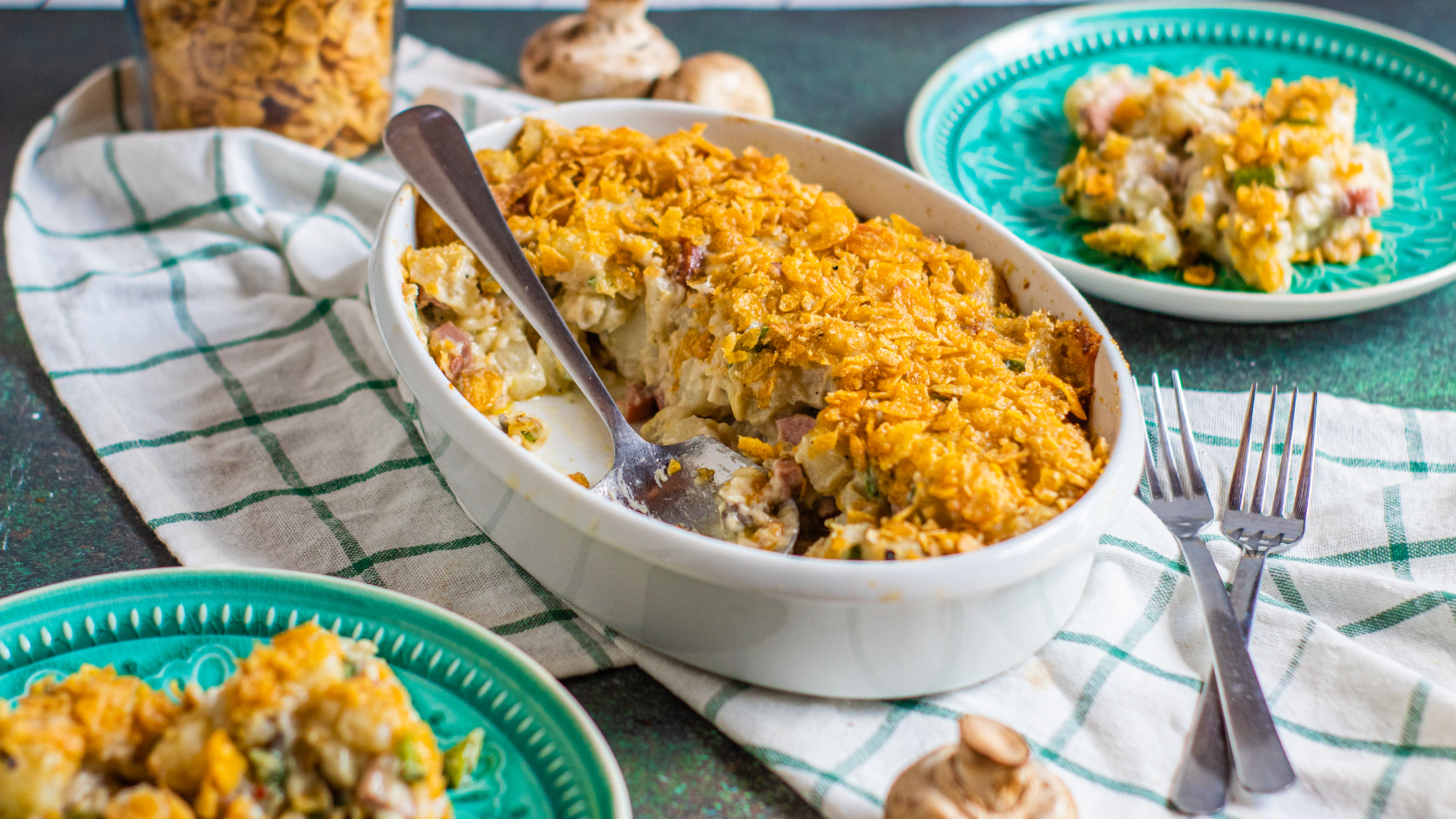 Au Gratin Potatoes with Ham