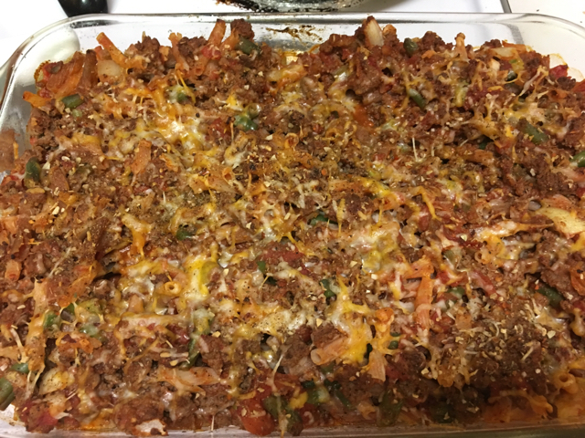 HAMBURGER CASSEROLE