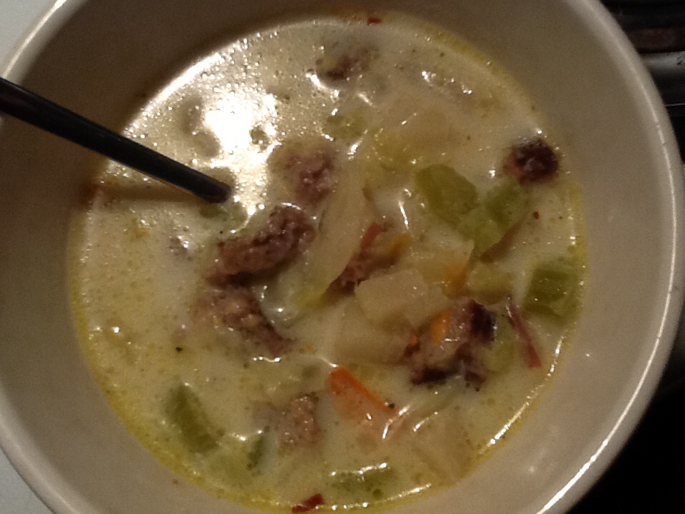 GERMAN SAUSAGE CHOWDER