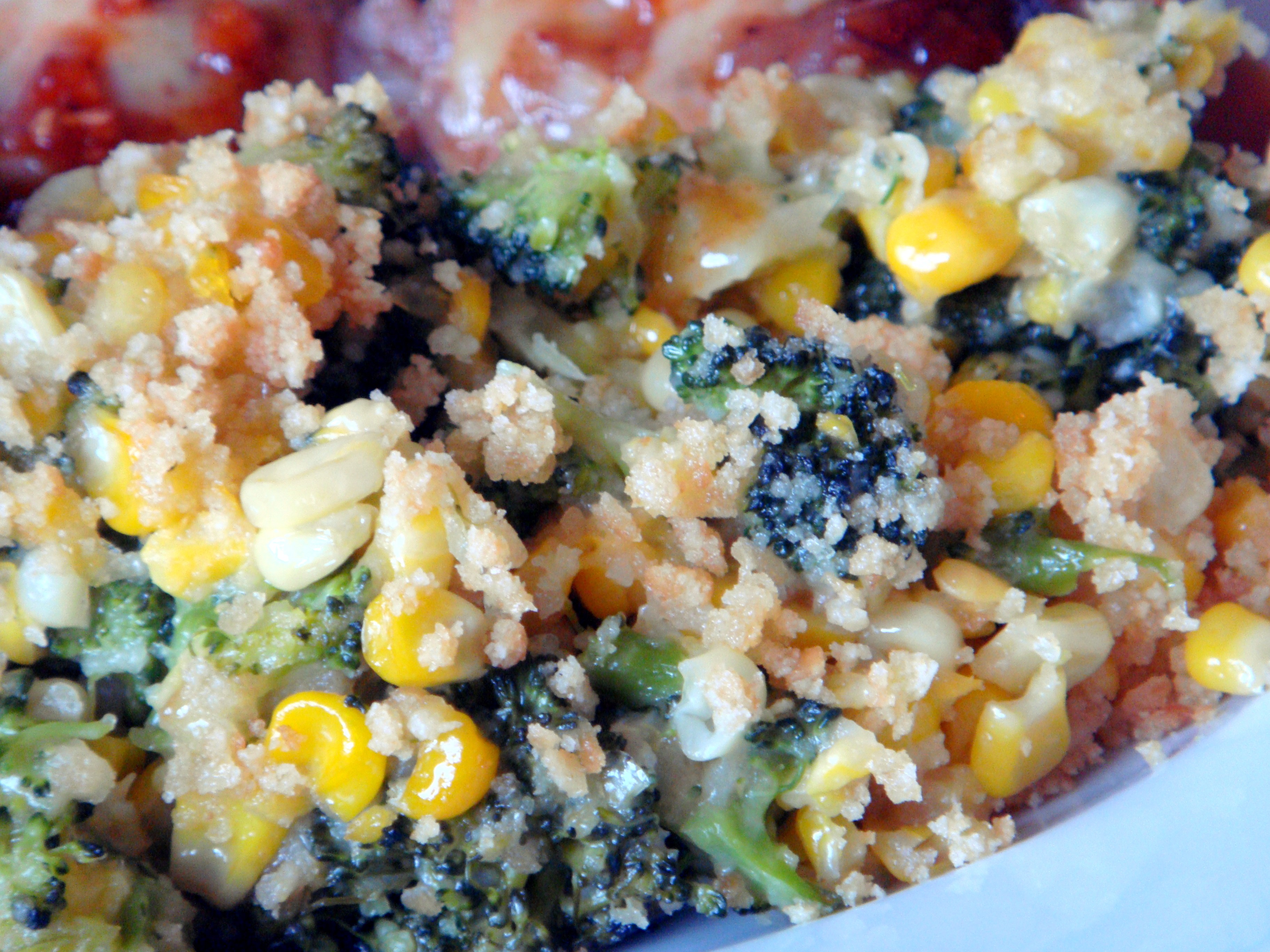 CORN AND BROCCOLI BAKE