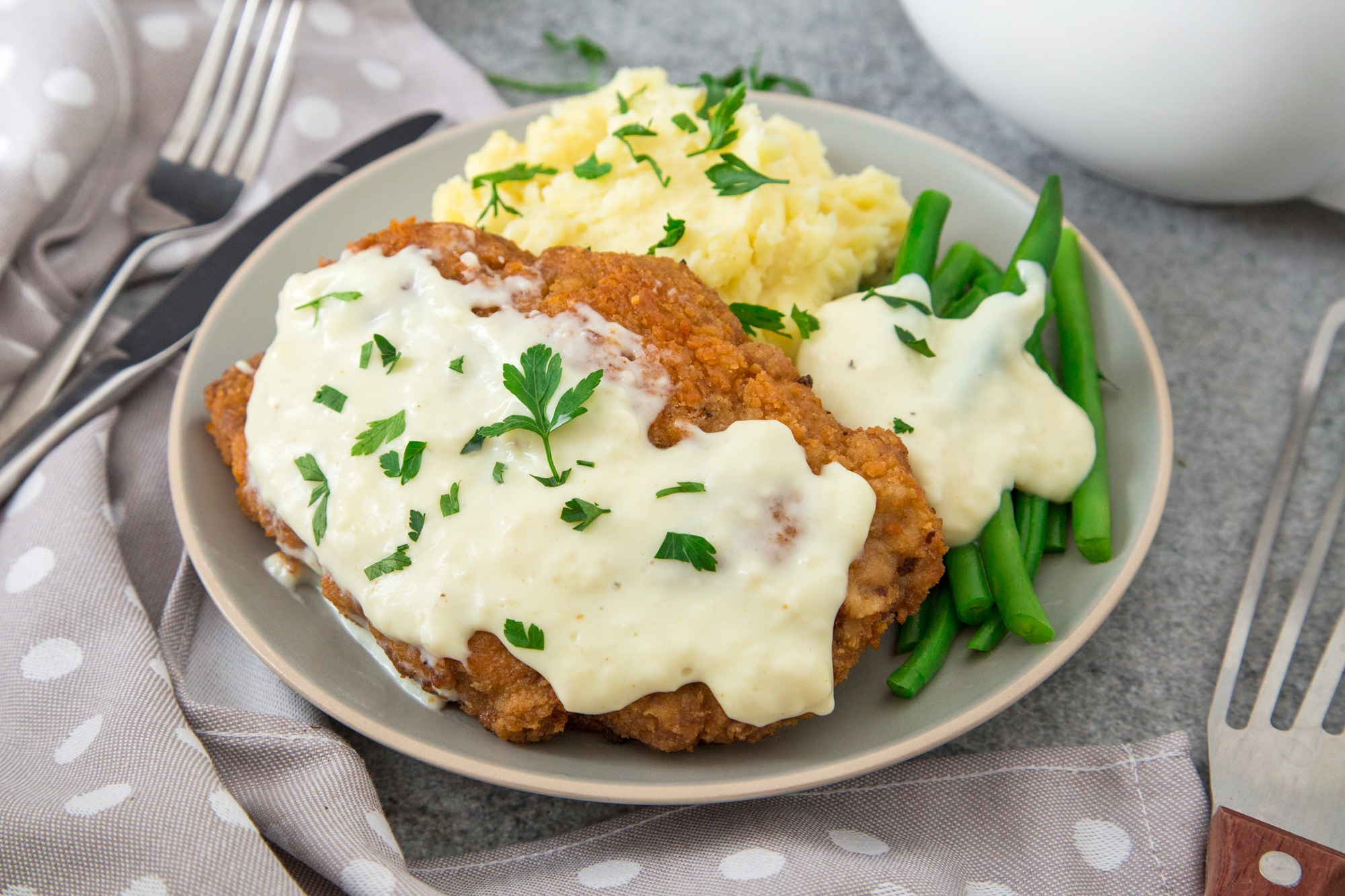 Chicken-Fried Steak with Creamy Gravy - The Local Palate