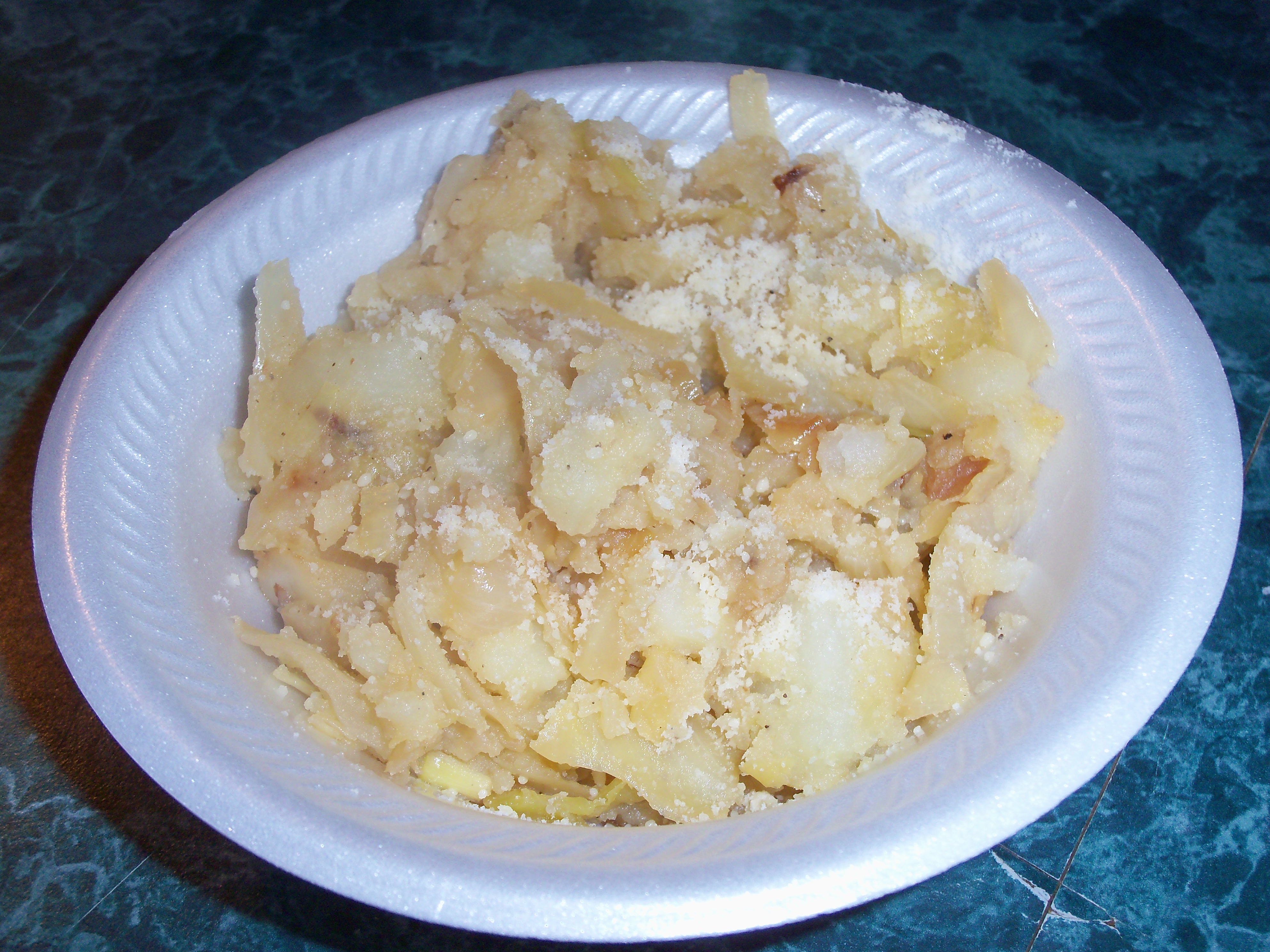 KITTENCAL'S FRIED POTATOES AND CABBAGE