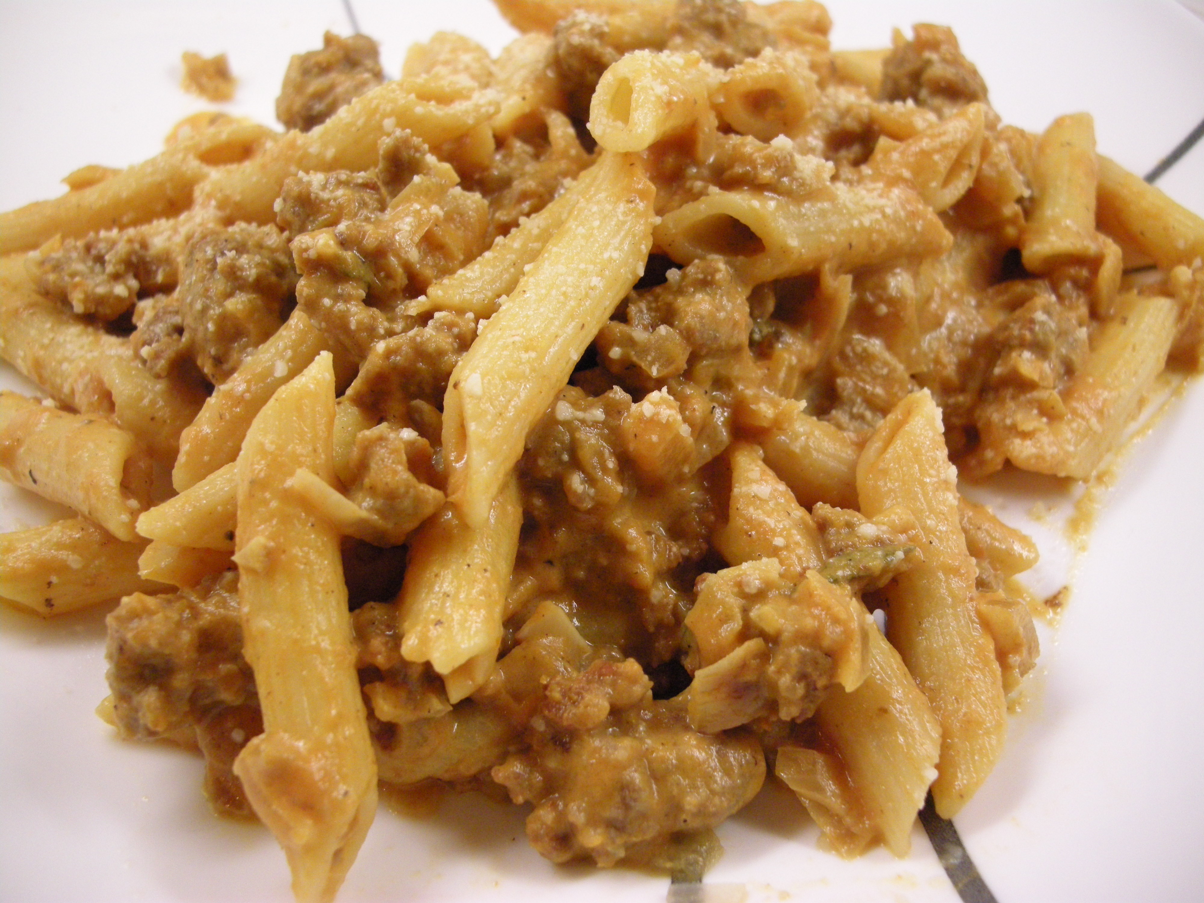 🧡 How To Make AUTUMN PASTA WITH PUMPKIN AND SAUSAGE