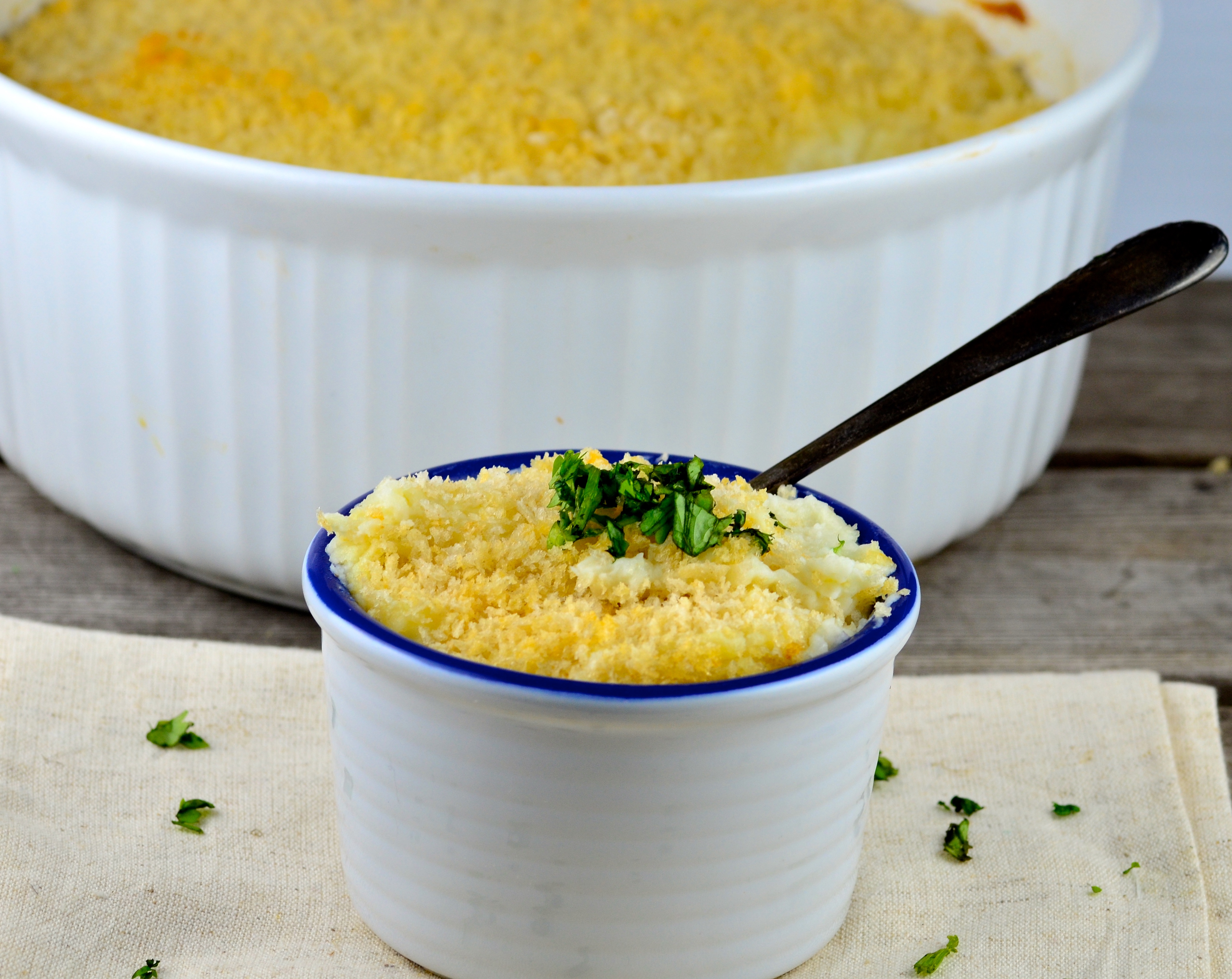 MAKE AHEAD MASHED POTATO CASSEROLE