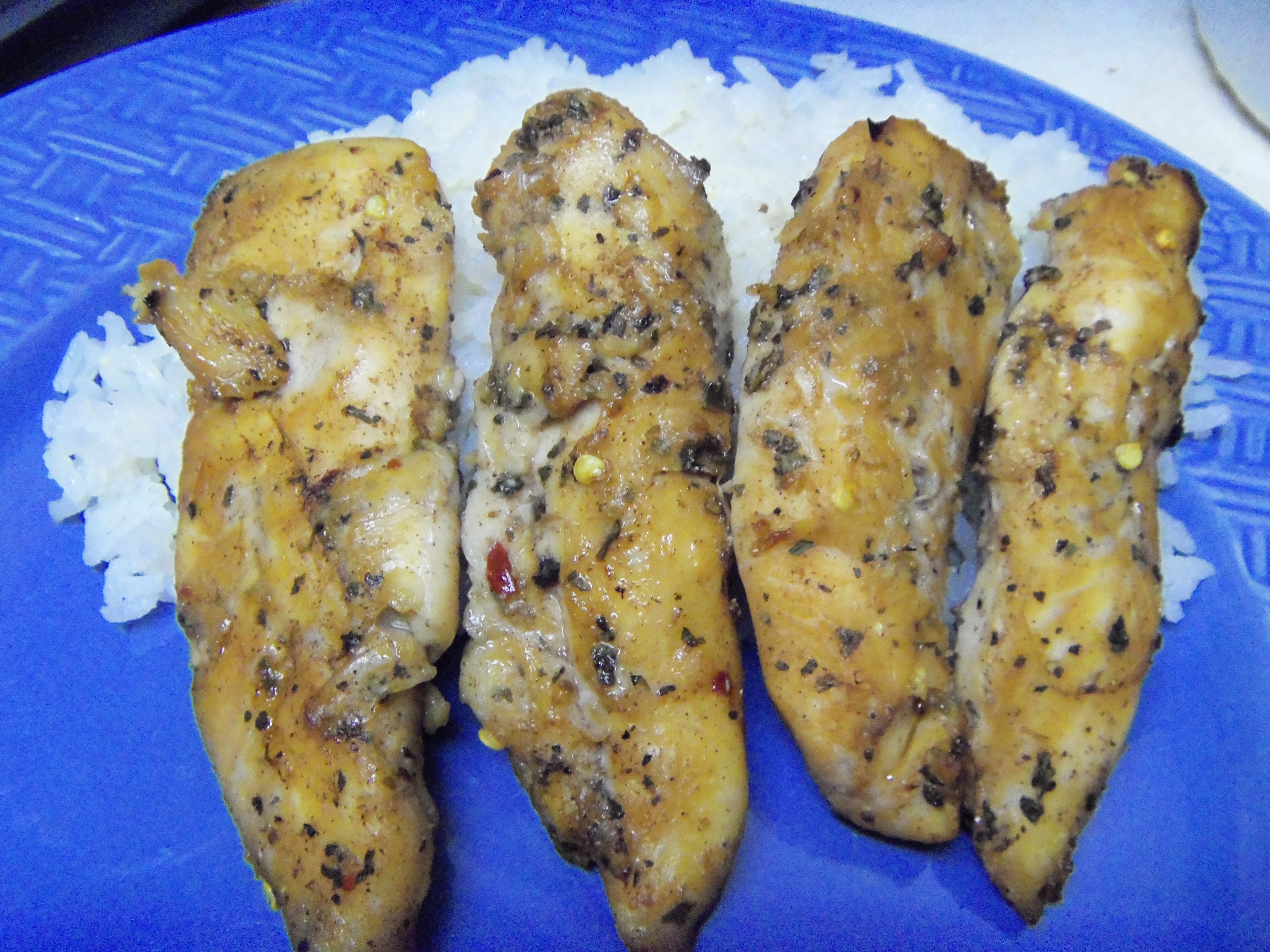 GARLIC GINGER CHICKEN STRIPS