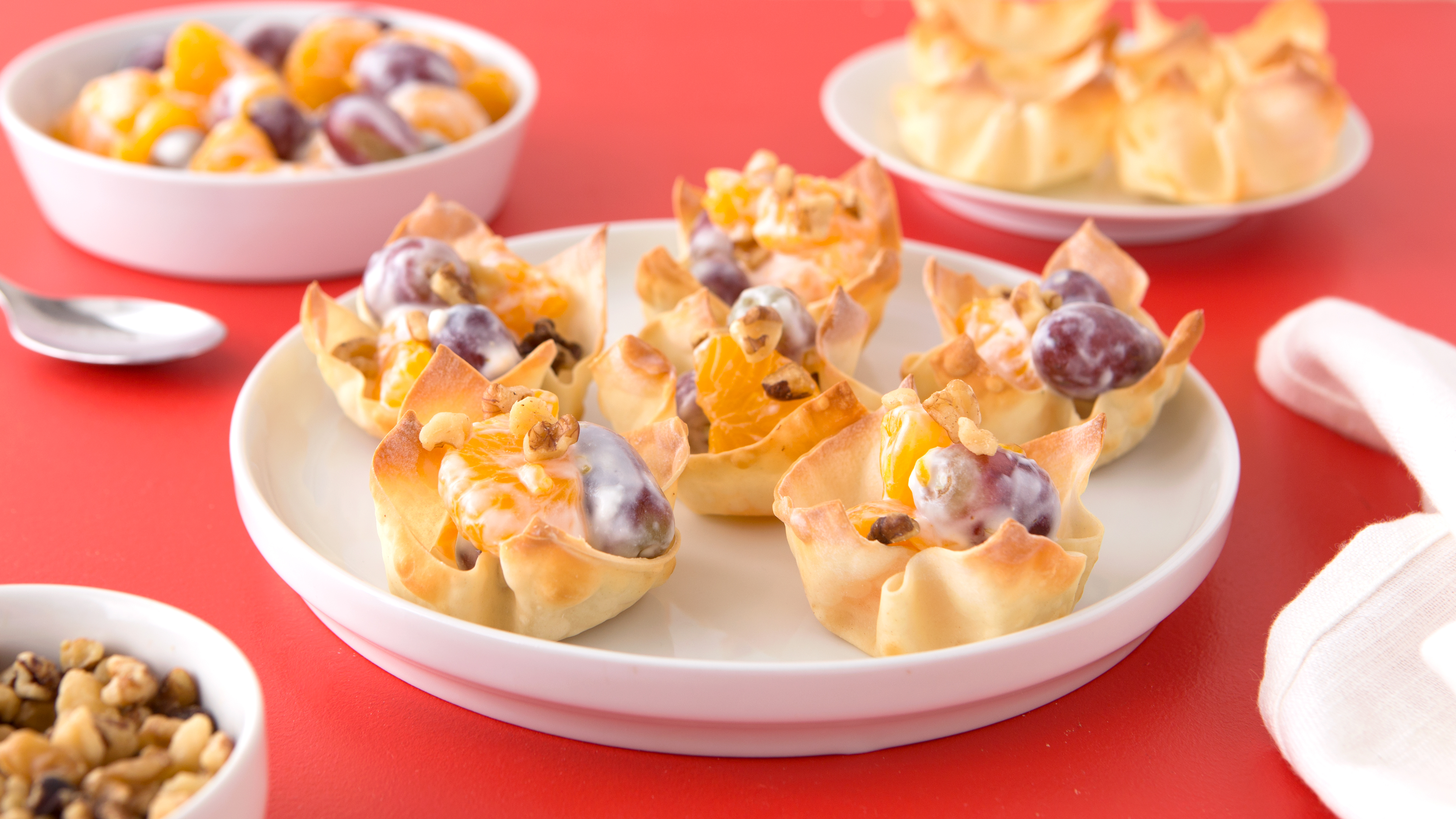 Wonton Fruit Cups