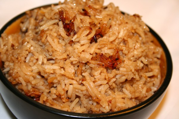 Easy French Onion Brown Rice in the Aroma Rice Cooker - Family Savvy