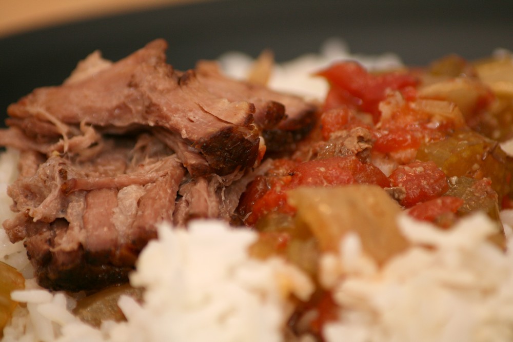 Cajun Pot Roast with Tomato Gravy - Life's Ambrosia