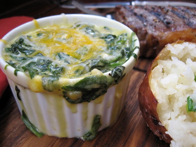 EMERIL'S CREAMED SPINACH