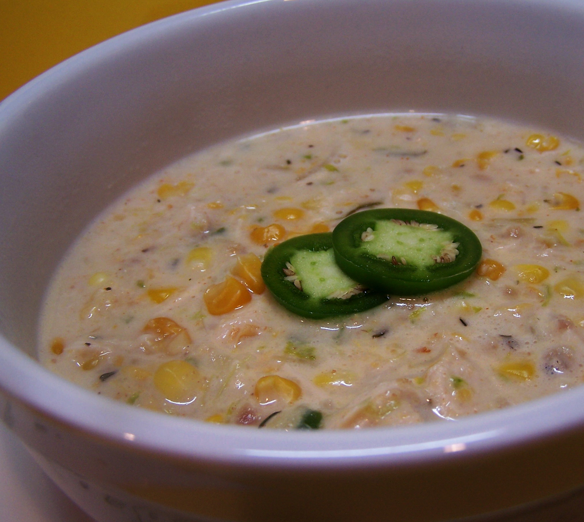 CHICKEN CORN CHOWDER - QUICK