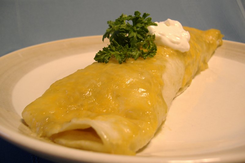 SPEEDY CHEESE AND CHICKEN ENCHILADAS