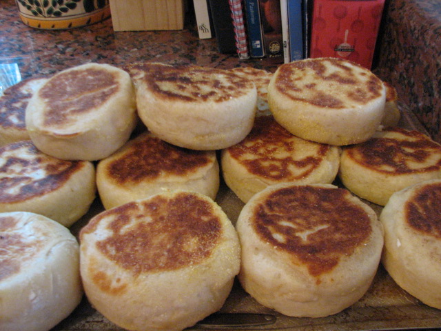 SOURDOUGH ENGLISH MUFFINS