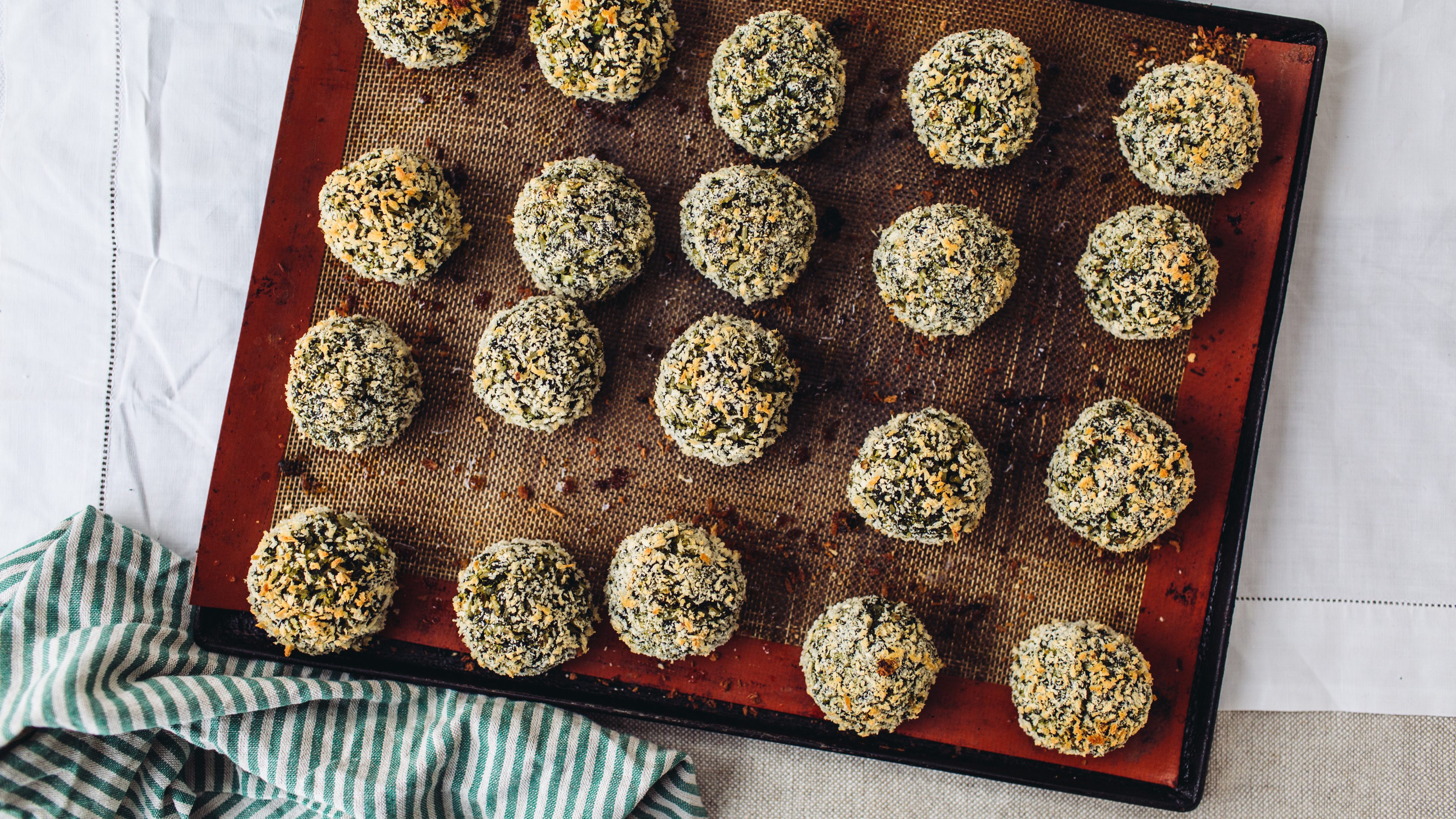 Greek Spinach & Rice Balls
