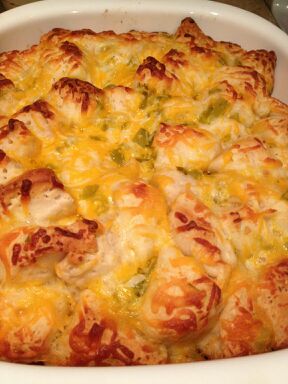 GREEN CHILE CHEESE PULL-APART BREAD