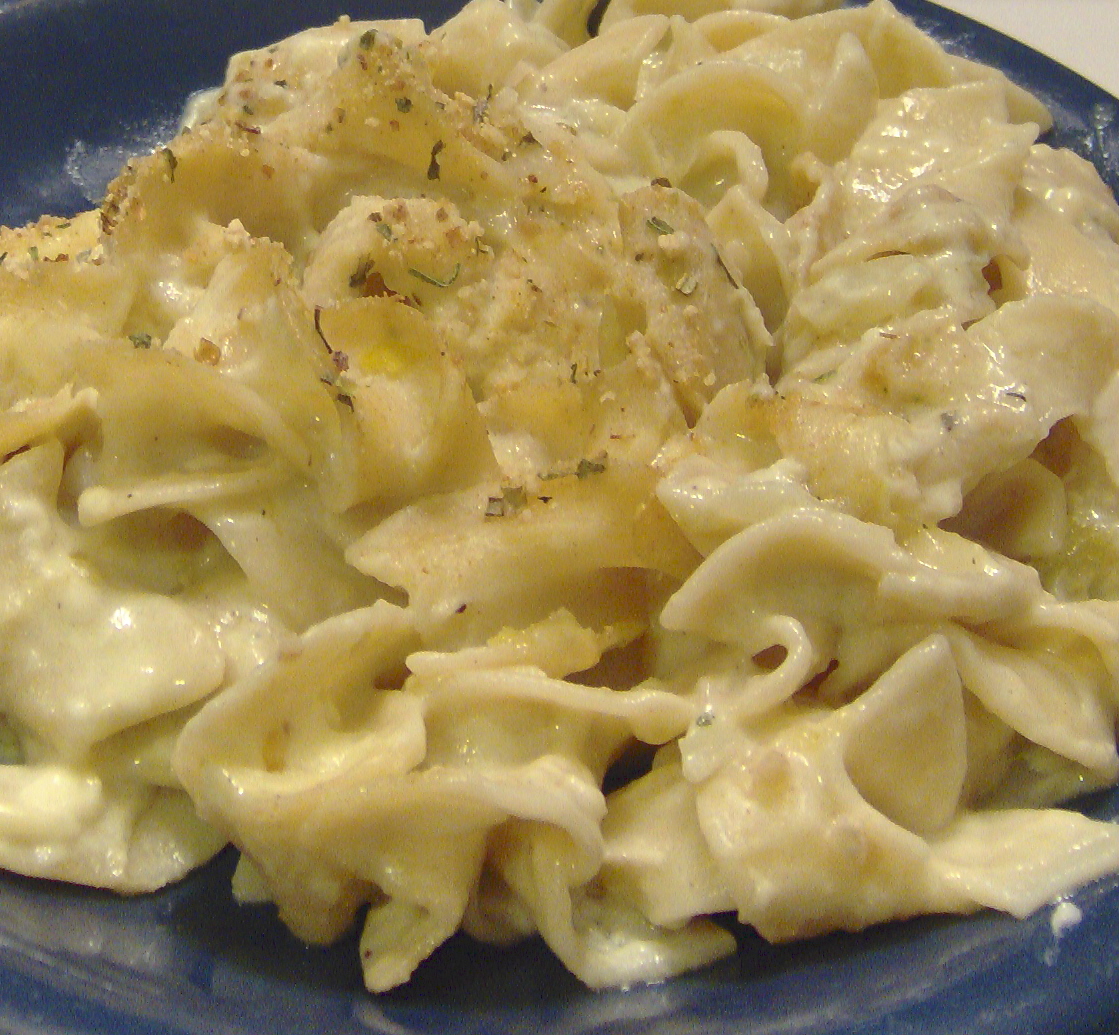 GREEN CHILE CHICKEN NOODLE CASSEROLE