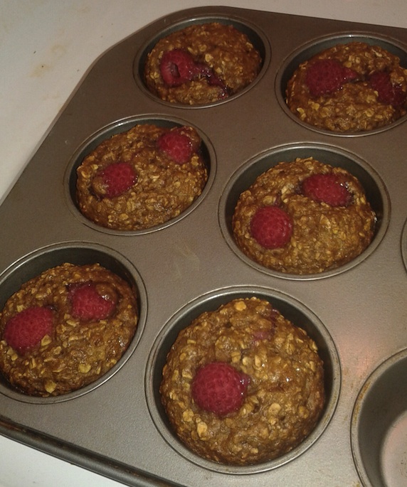 LIGHTER, BUT SCRUMPTIOUS OATMEAL RAISIN MUFFINS :)