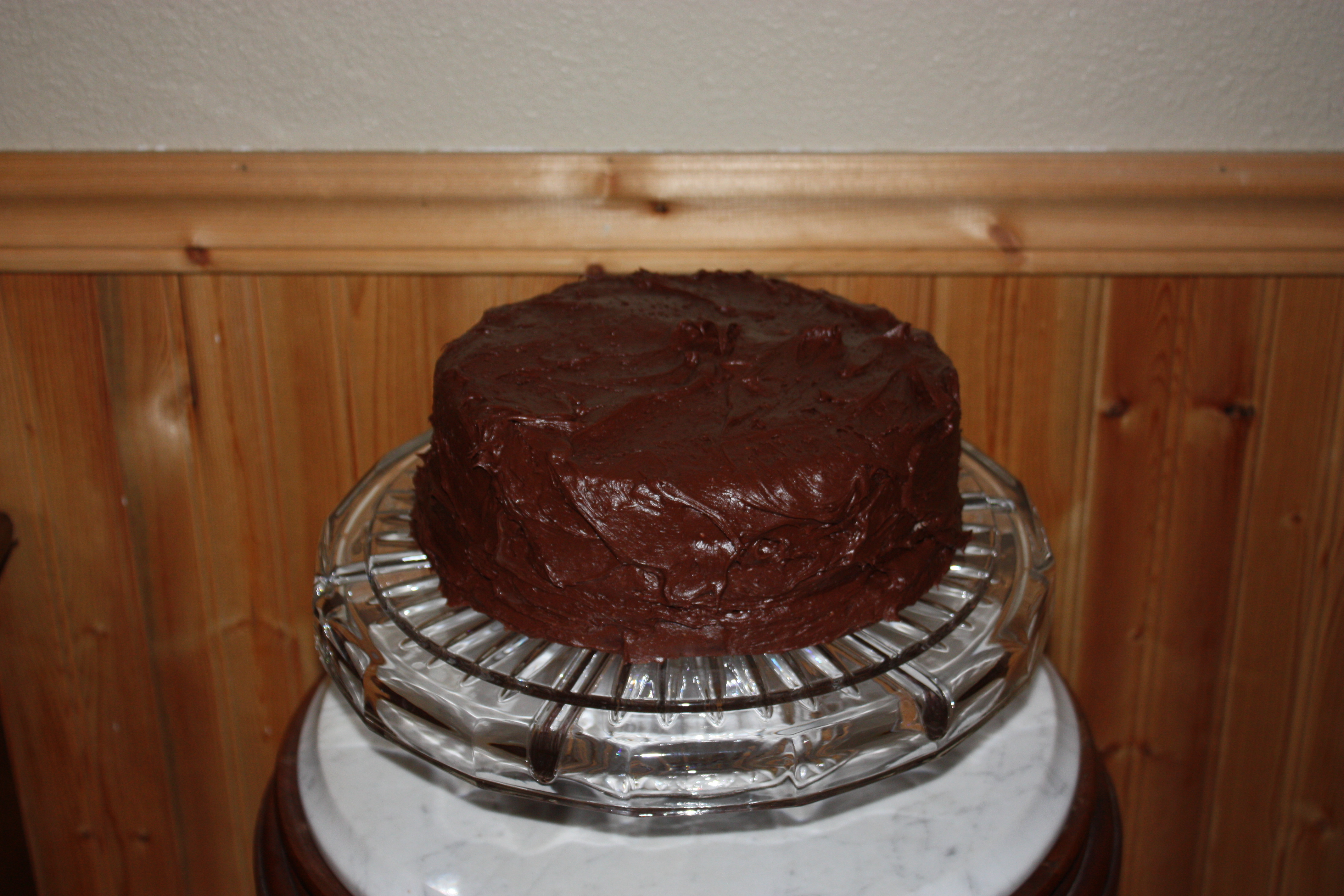 Double Chocolate Cake with Buttercream Frosting Recipe - Pinch of Yum