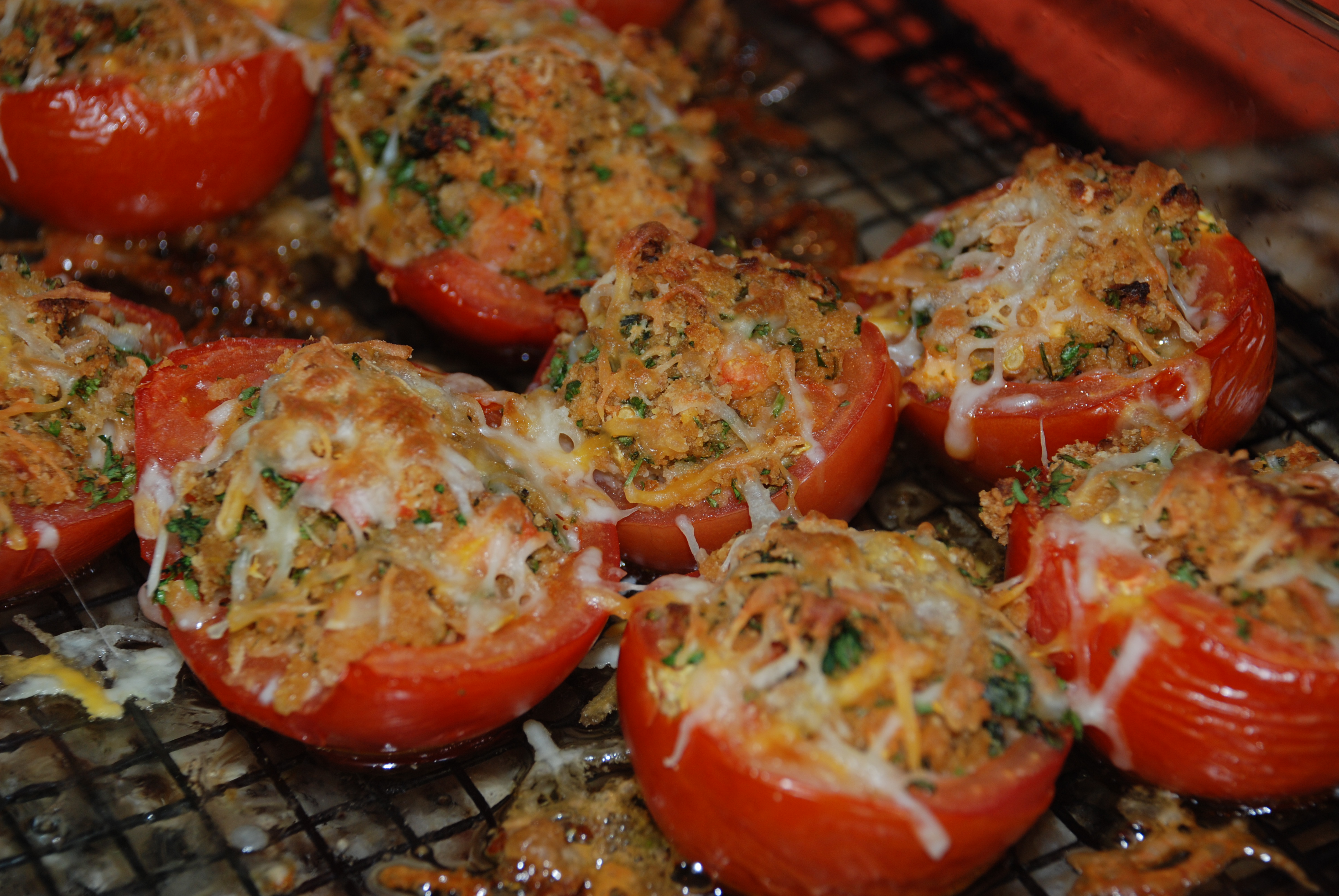 HERB STUFFED TOMATOES