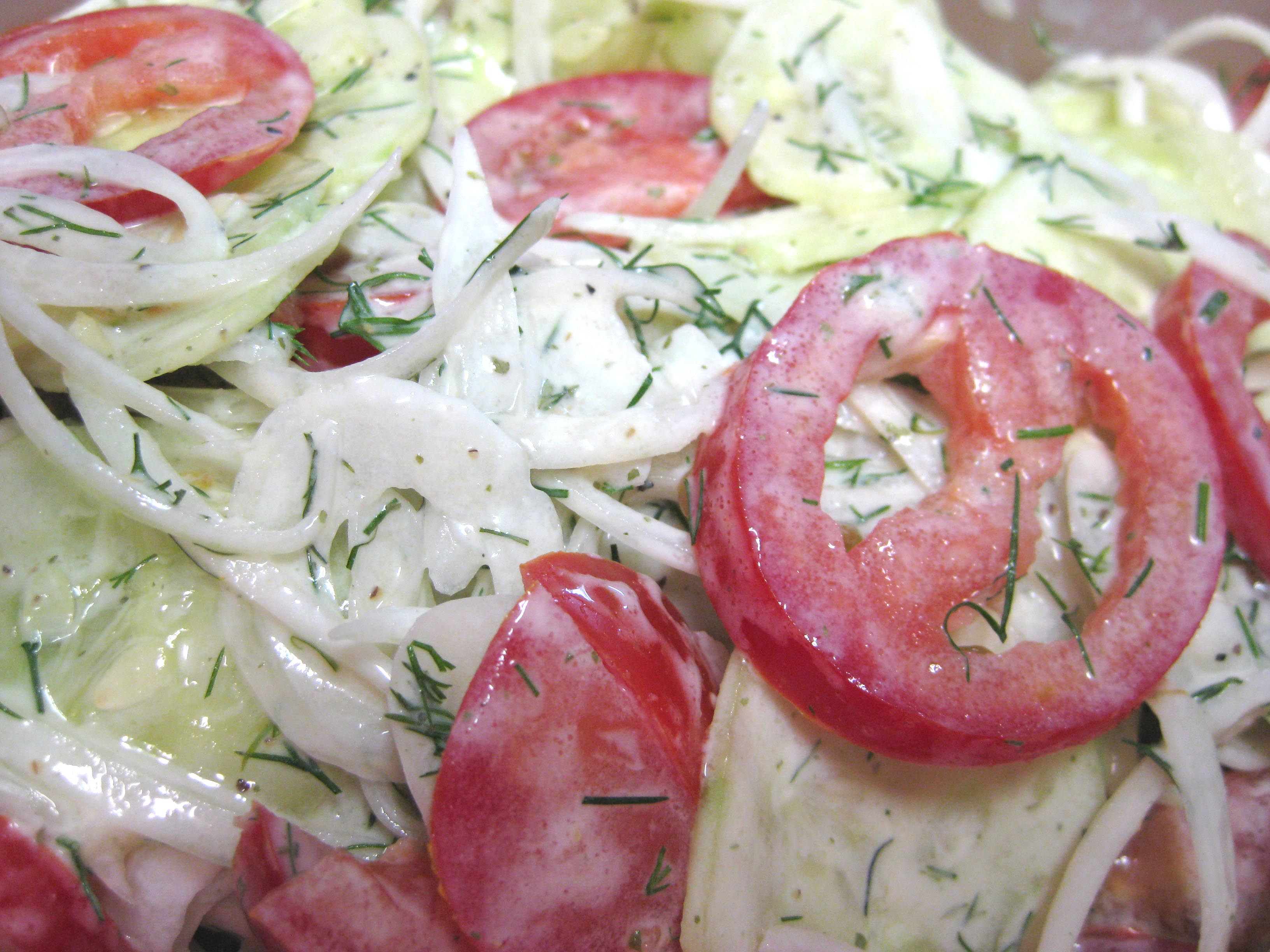 German Cucumber Salad Recipe Food Com