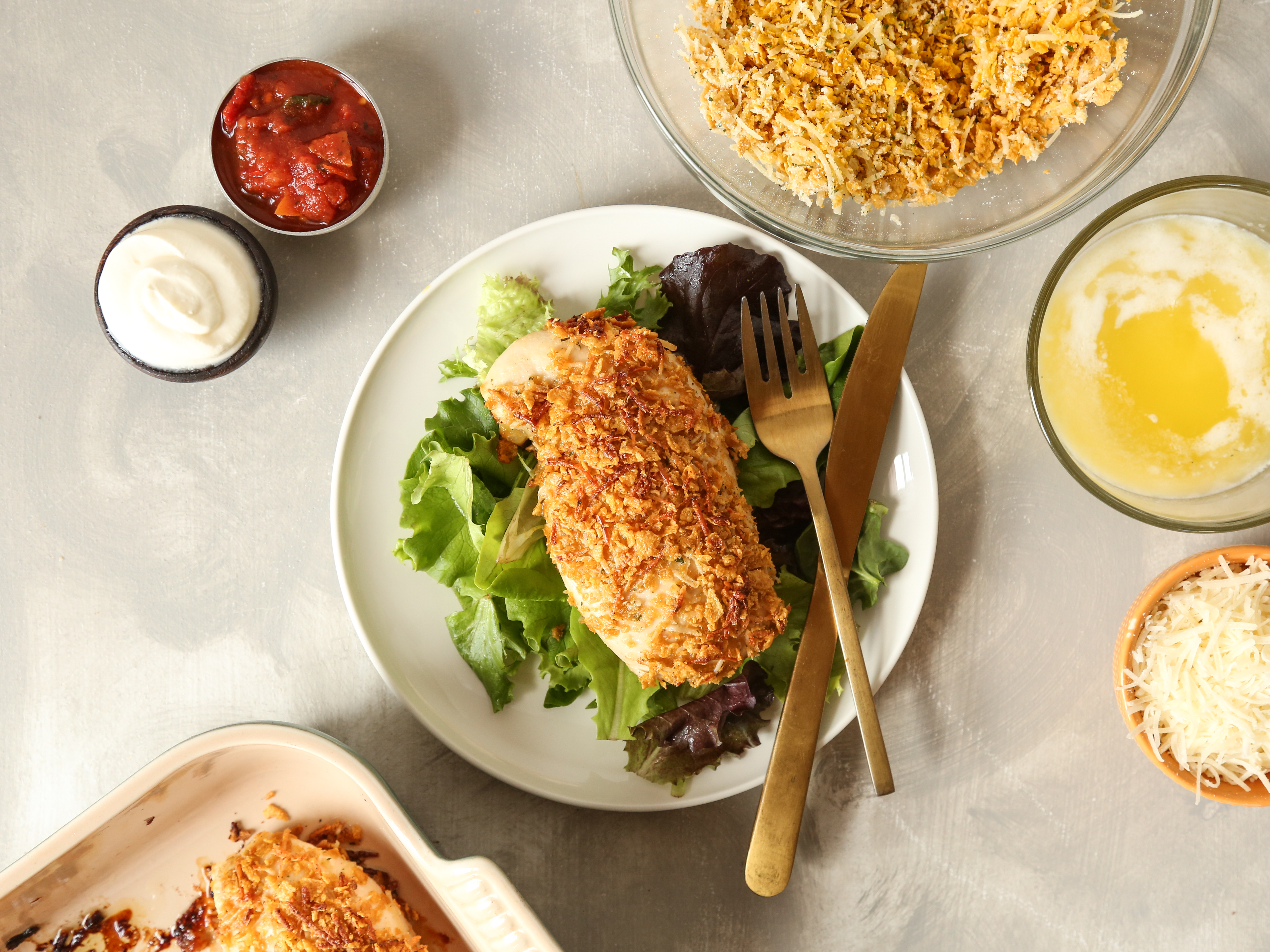 BREADED RANCH OR RANCHERO CHICKEN