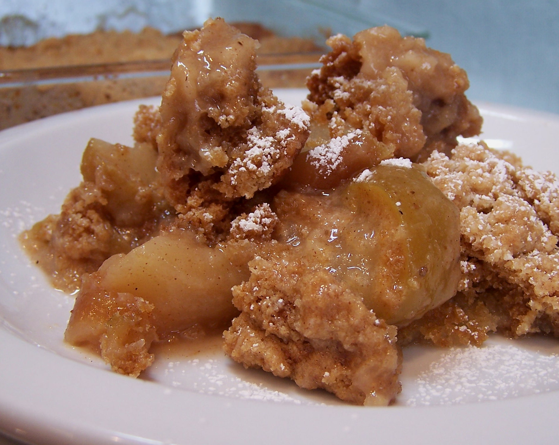 CRISPY APPLE CRUMBLE