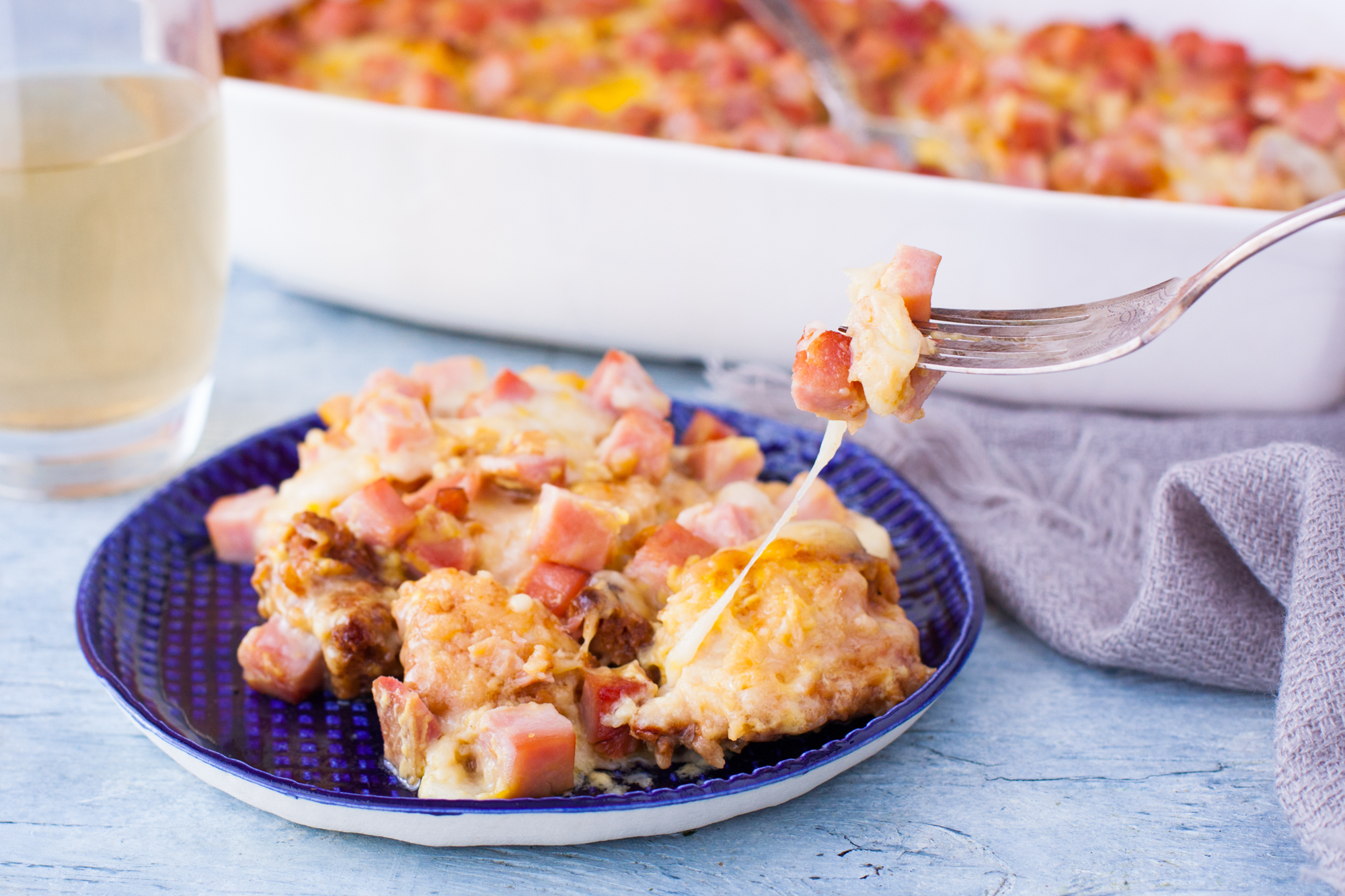 ༄ Healty CHICKEN CORDON BLEU CASSEROLE