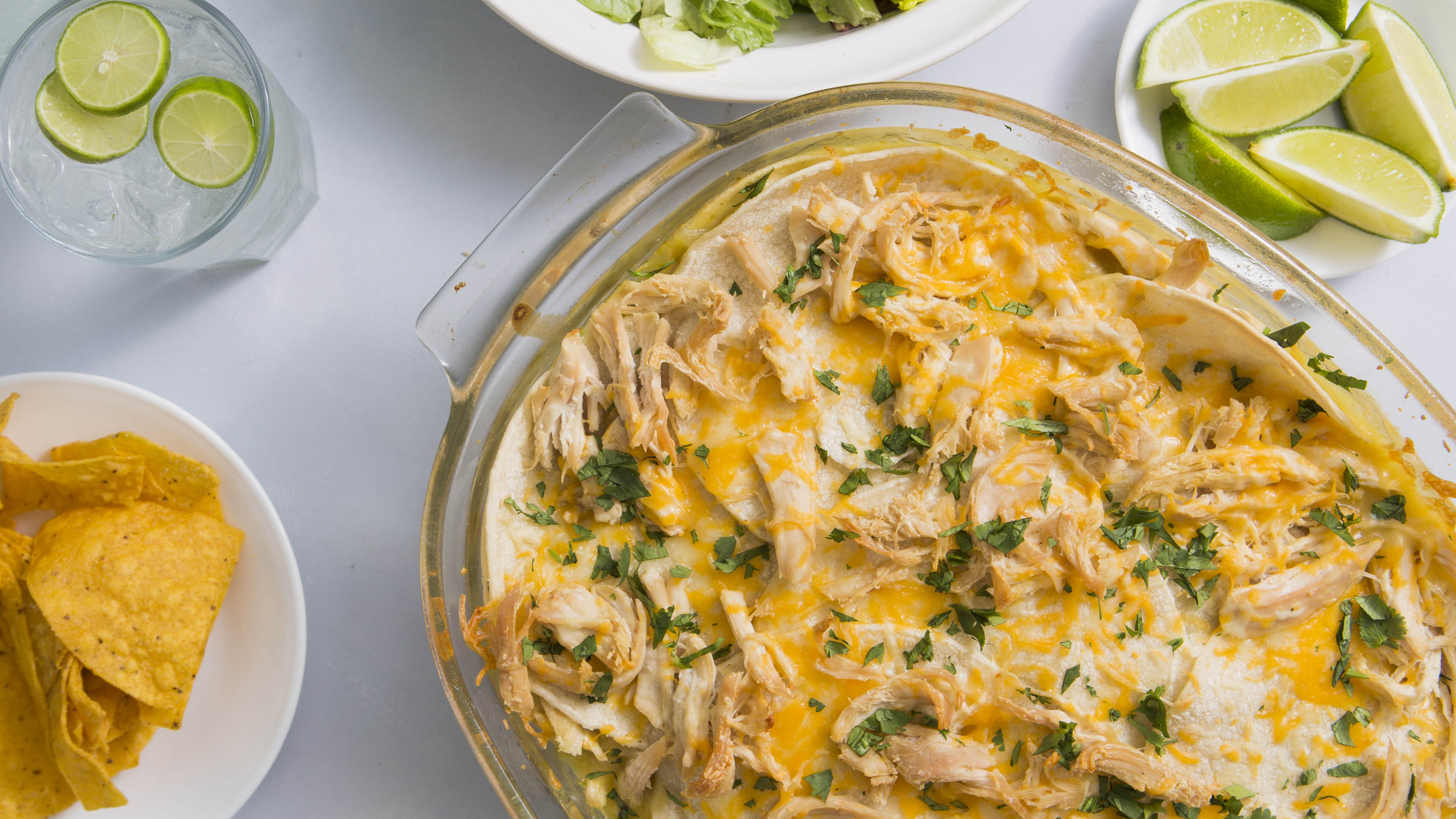 MEXICAN-STYLE GREEN CHILE CHICKEN CASSEROLE