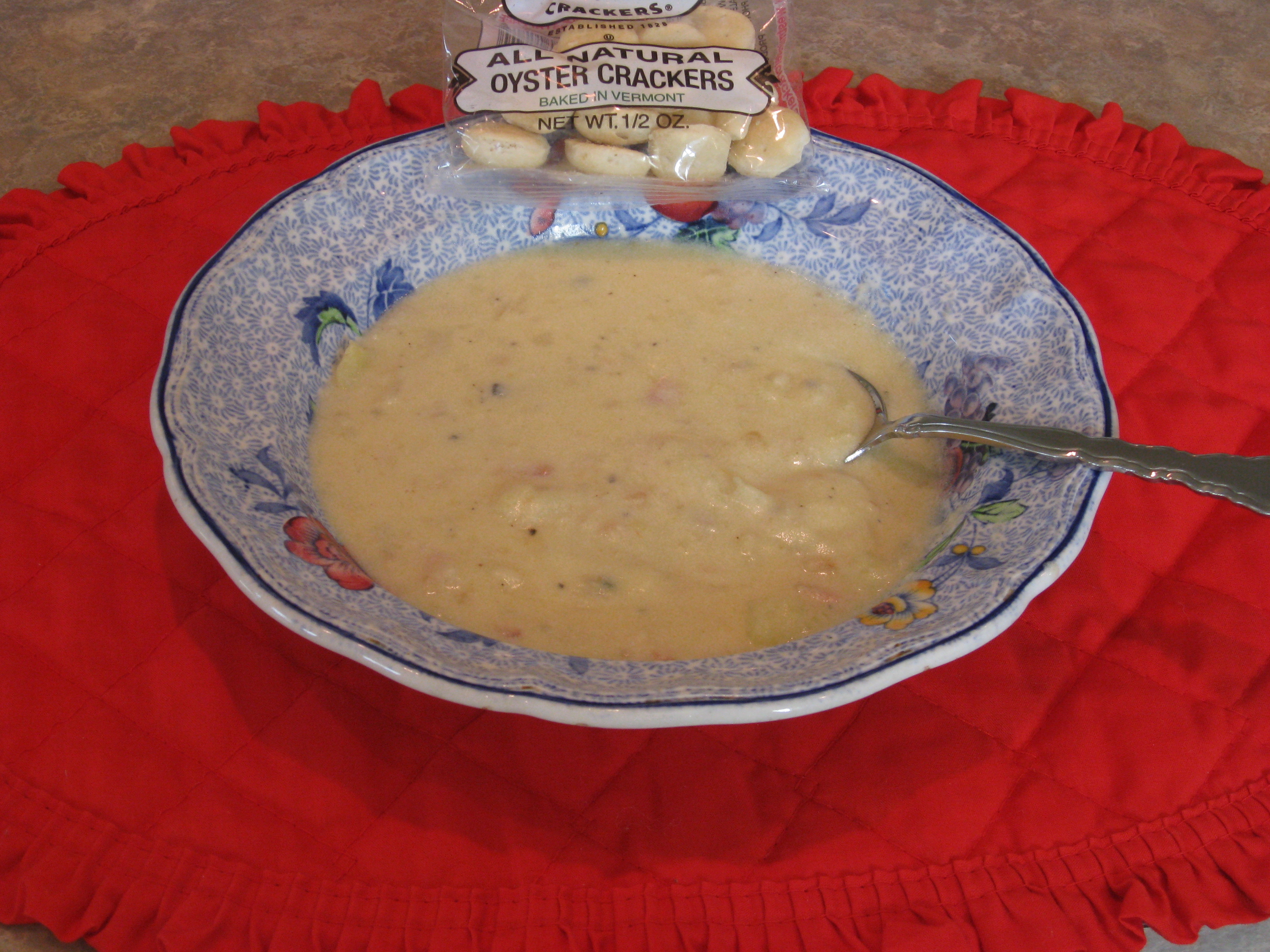 Petite Smoked Oyster Stew W/Bacon, Potatoes and Onions Recipe 