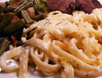 BAKED FETTUCCINE