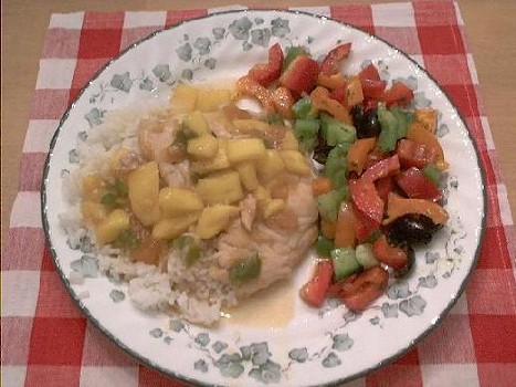 EASY MANGO CHICKEN