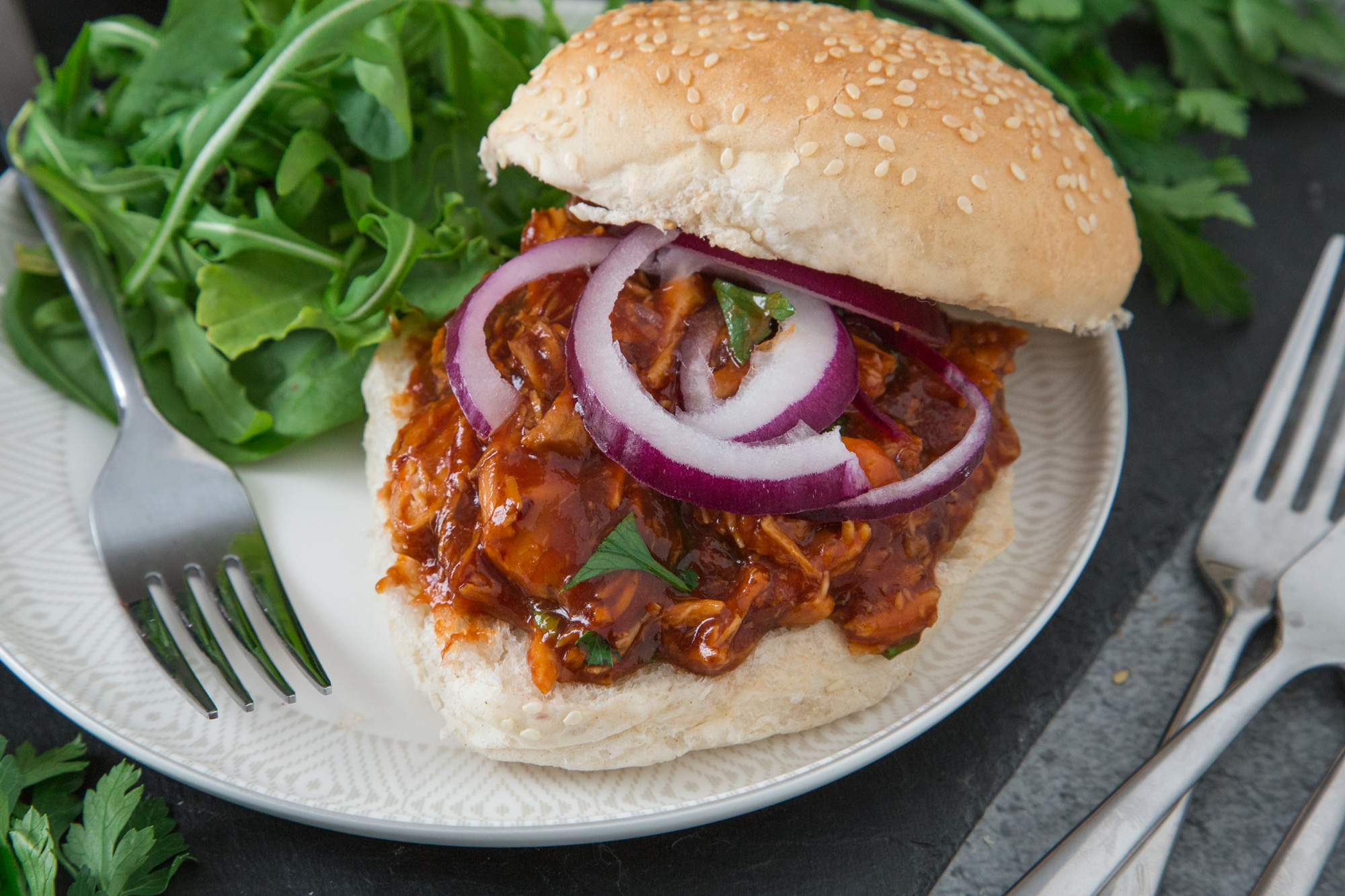 CROCK POT CHICKEN BARBECUE