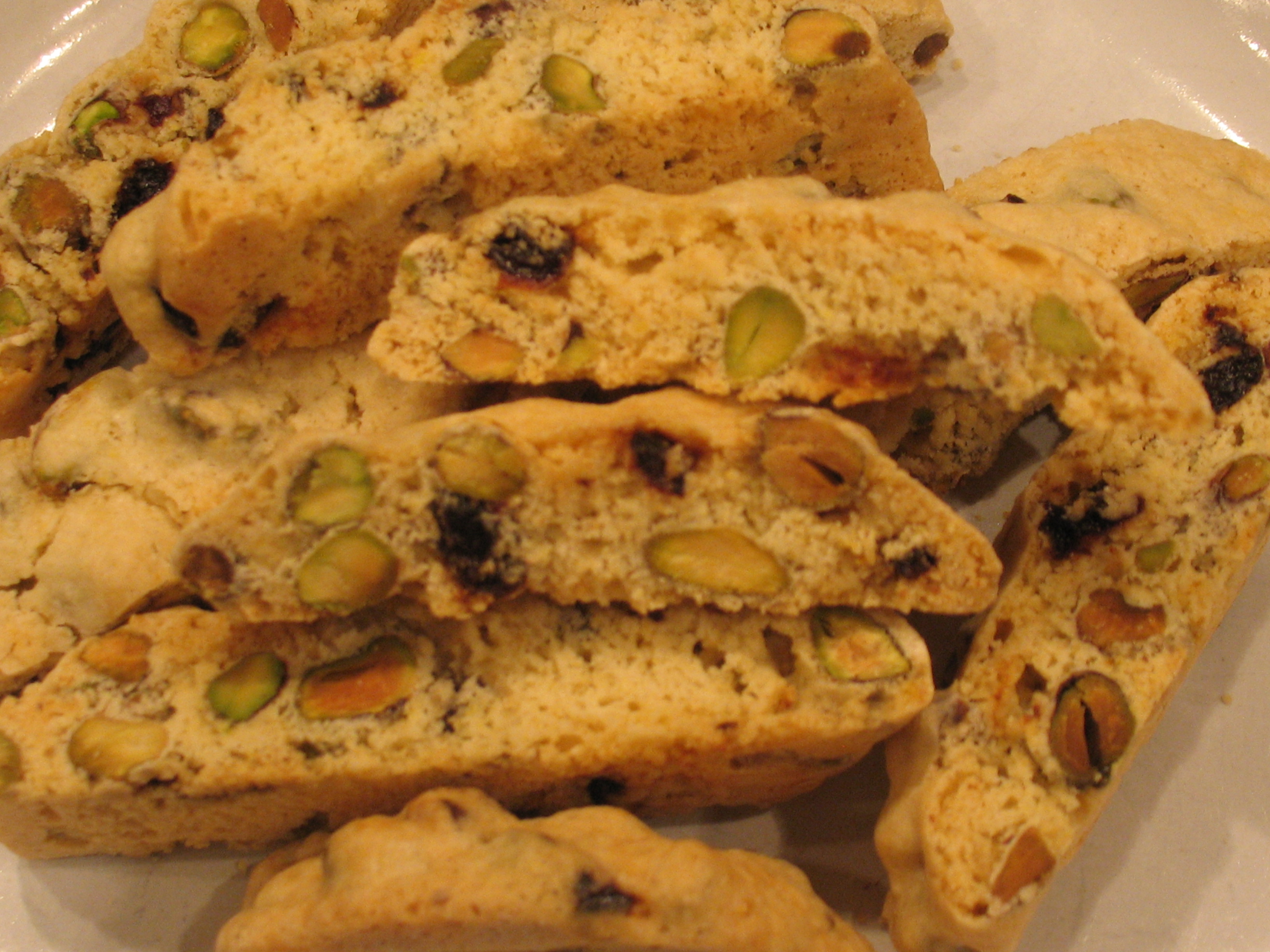 Almond and Pistachio Biscotti