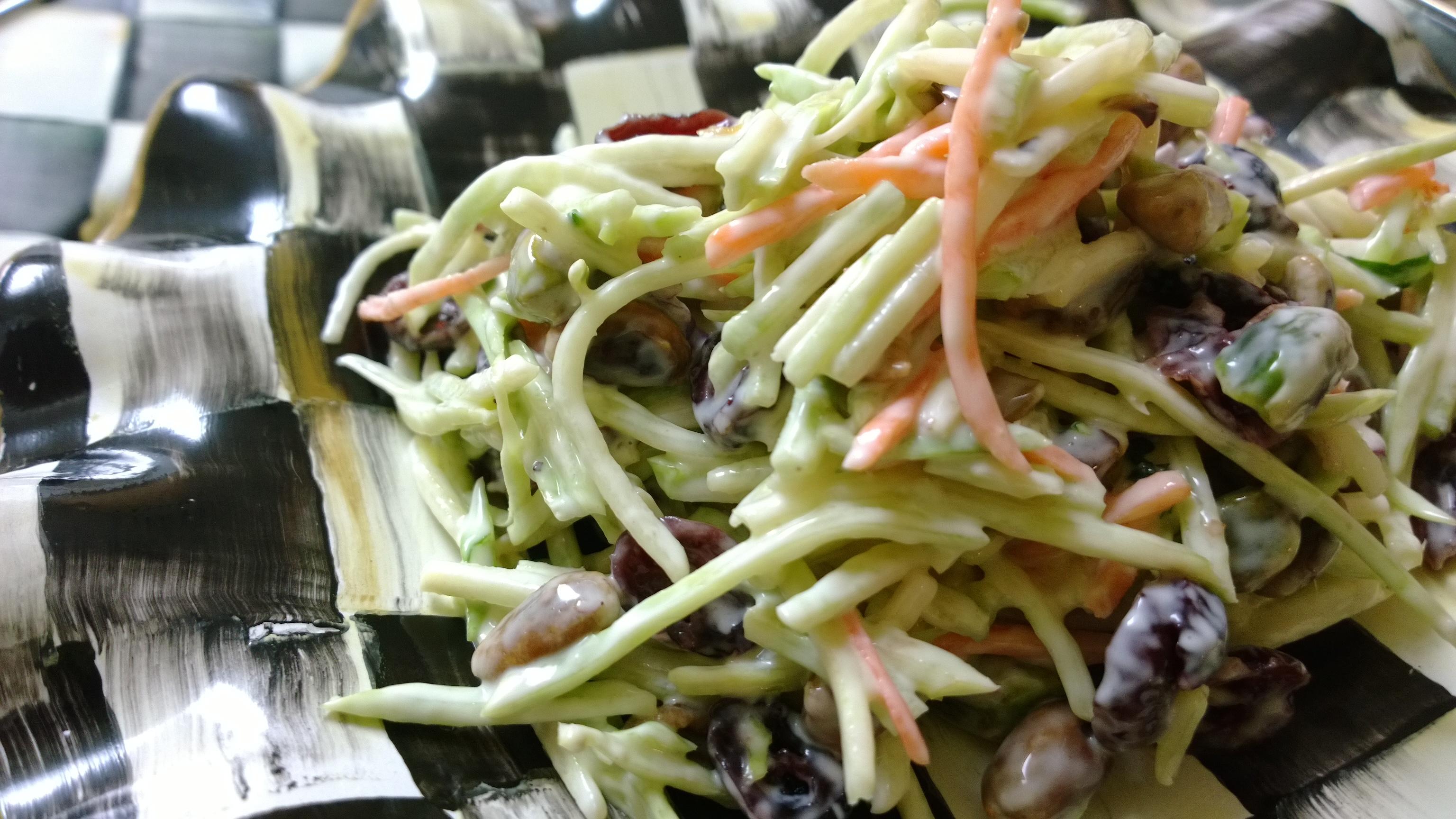 Broccoli & Cranberry Holiday Slaw