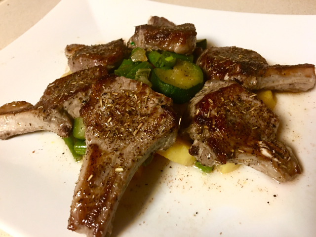 SIMPLE ROSEMARY LAMB CHOPS